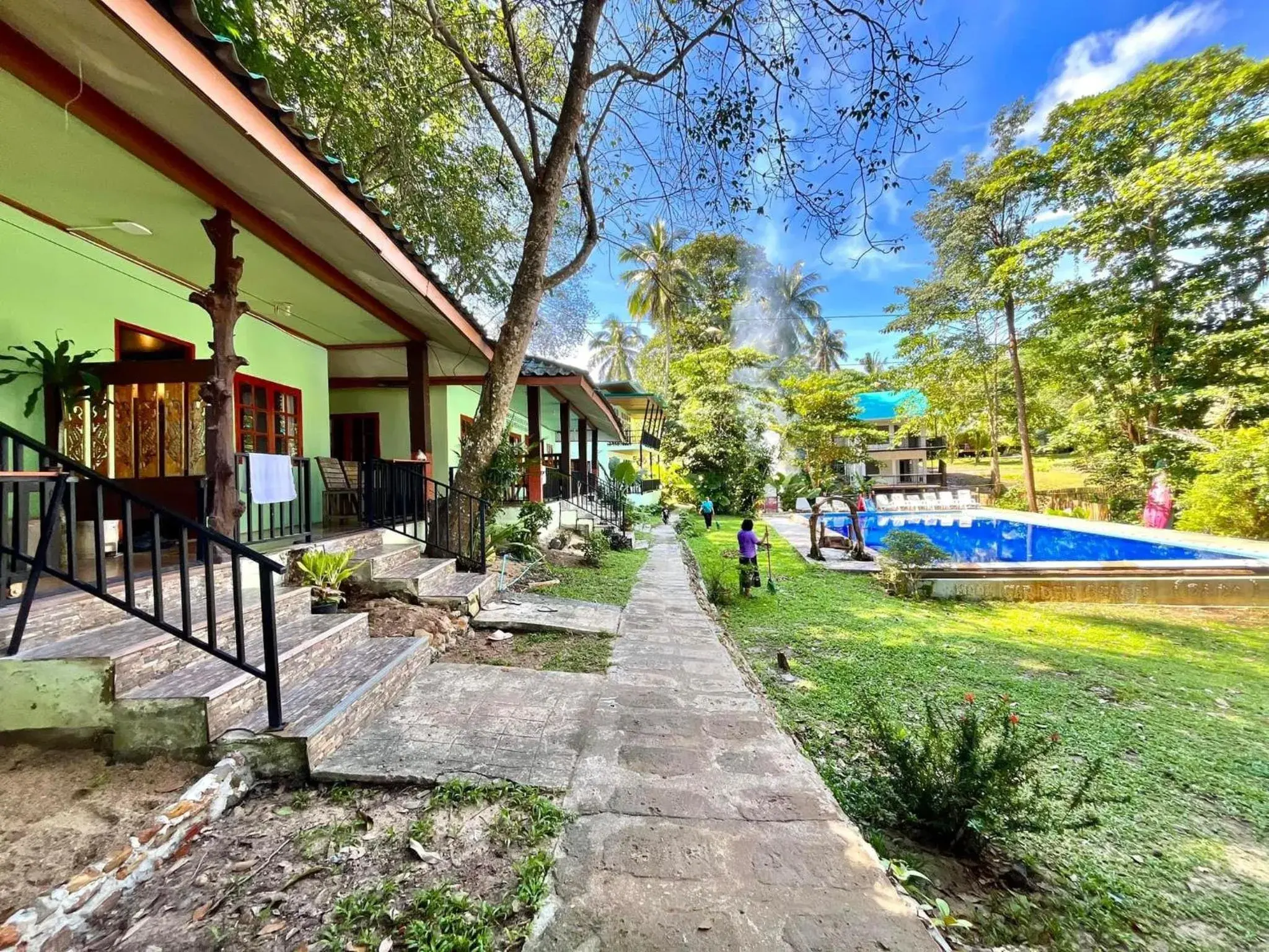 Comfort room with air conditioning in Koh Mook Garden Beach Resort Comfort room with air conditioning in Koh Mook Garden Beach Resort