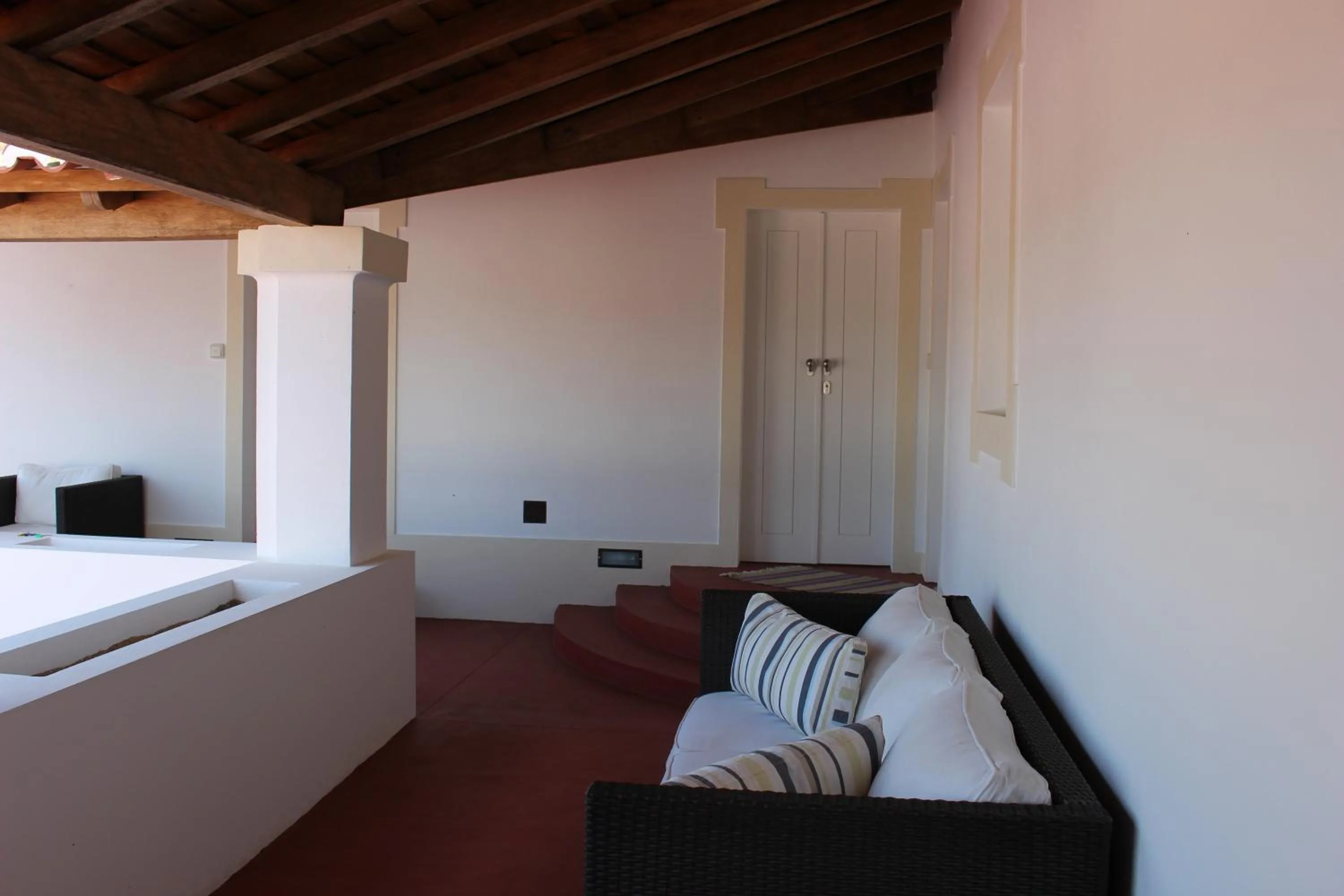 Balcony/Terrace, Bed in Tapada da Rabela - Reserva Natural