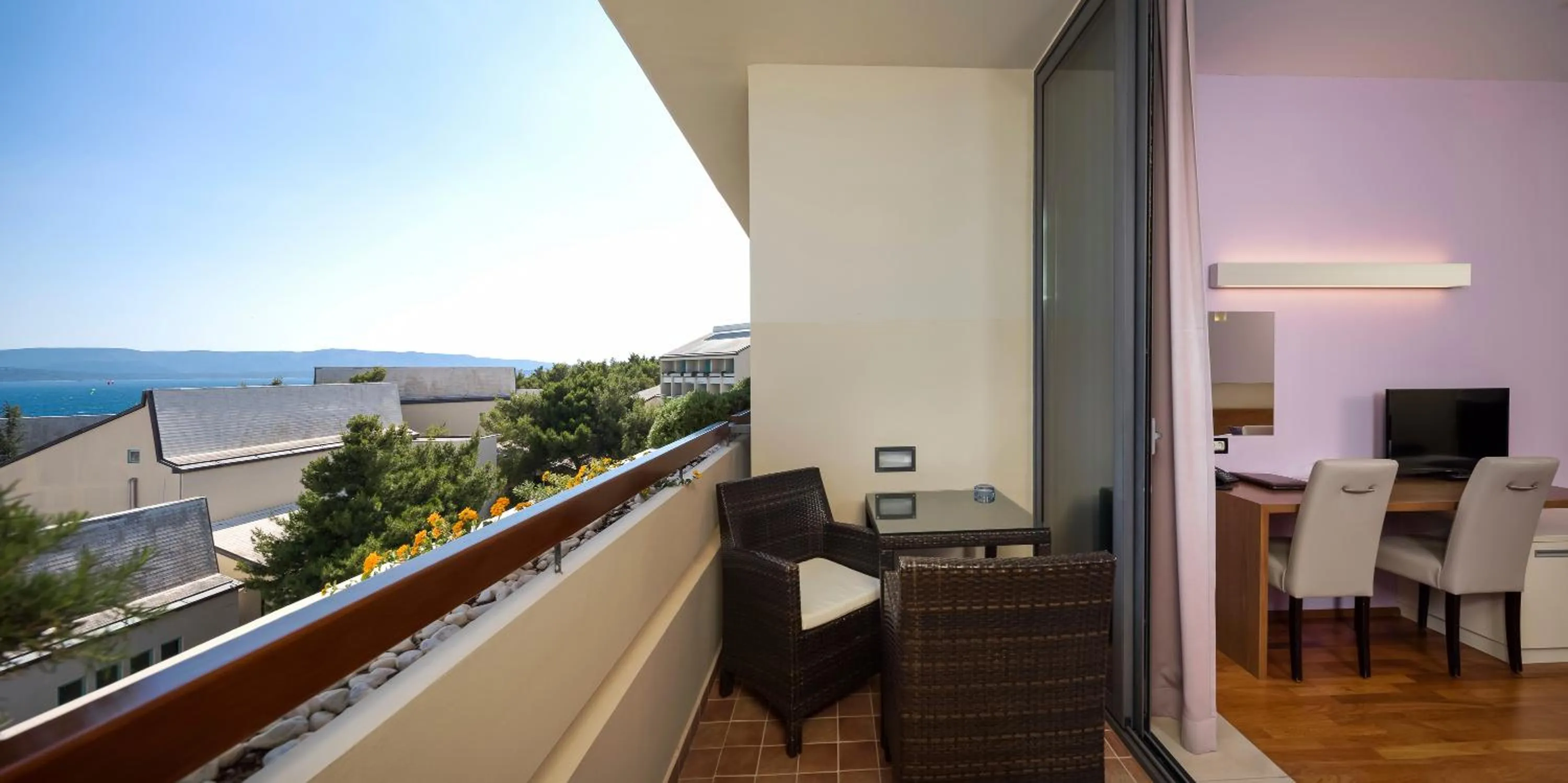 Balcony/Terrace in BRETANIDE Sport & Wellness Resort - All Inclusive