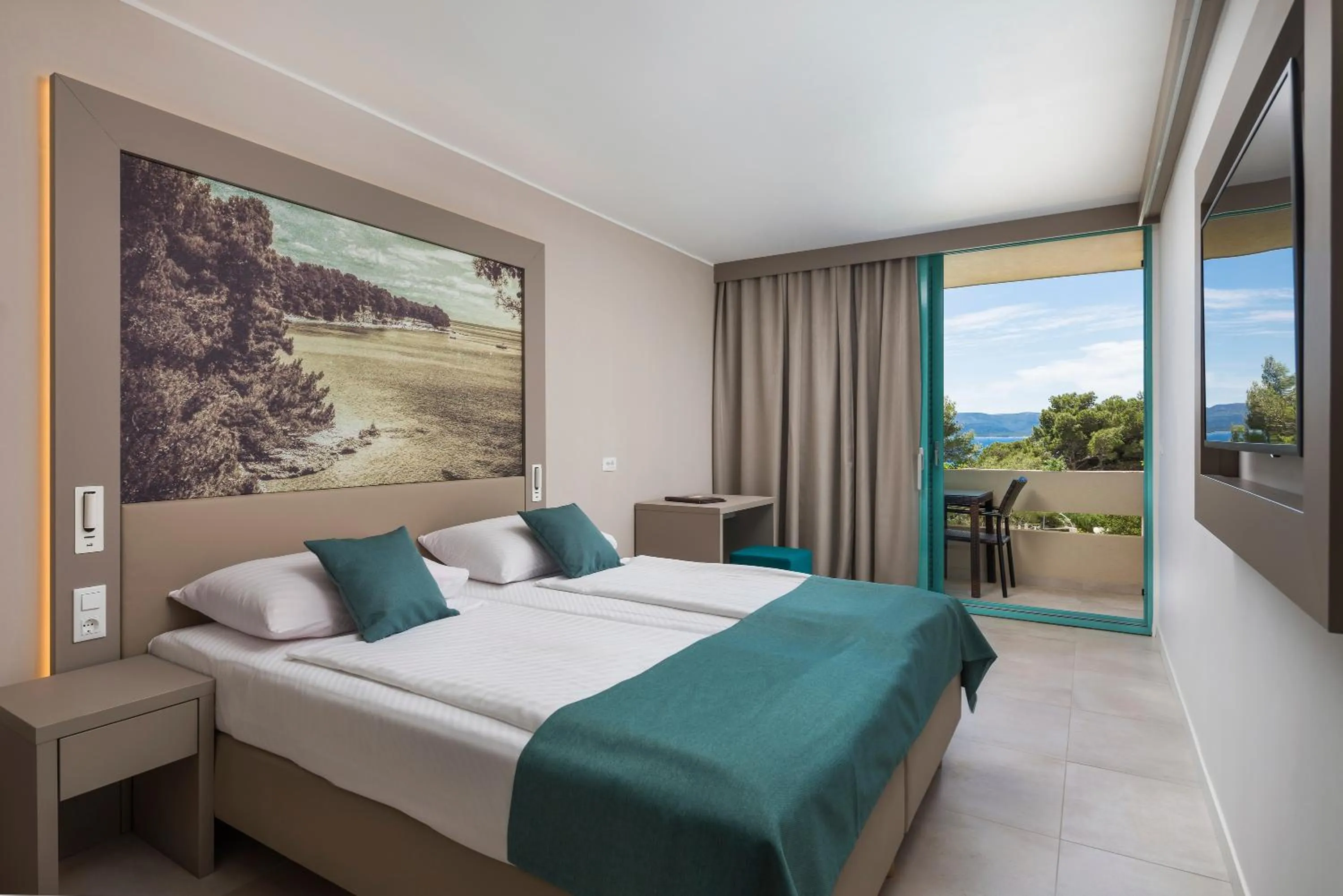 Text overlay, Bed in BRETANIDE Sport & Wellness Resort - All Inclusive