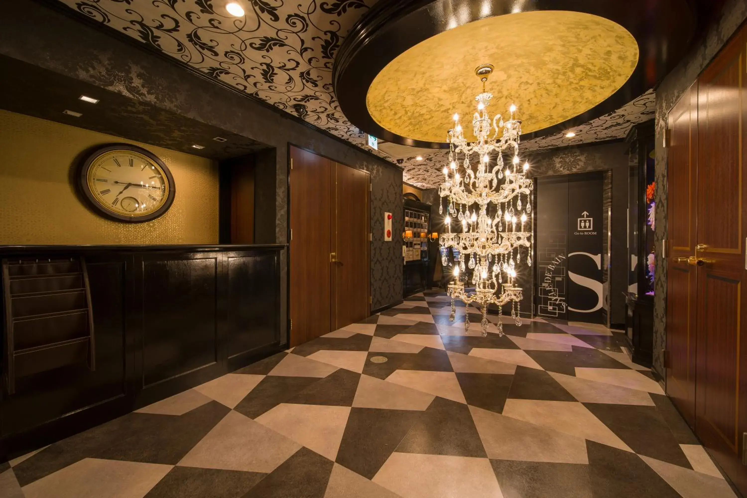 Lobby or reception in Hotel Salle de bain Lobby or reception in Hotel Salle de bain