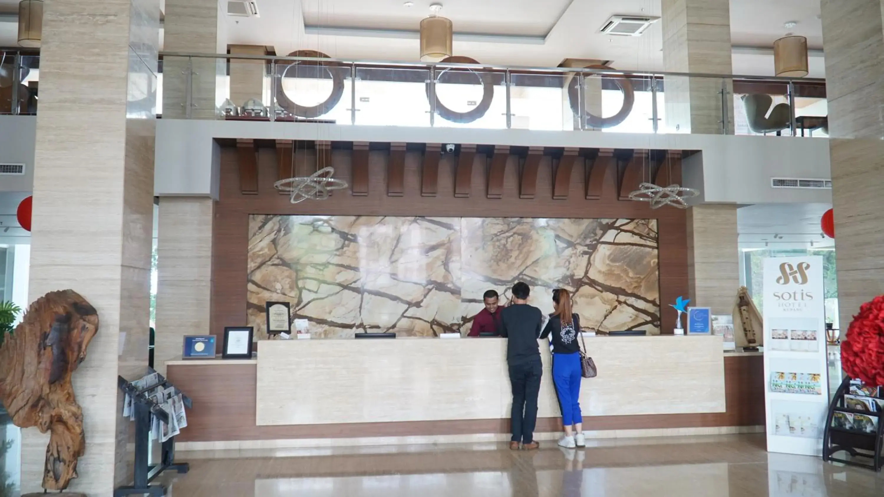 Lobby or reception in Sotis Hotel Kupang Lobby or reception in Sotis Hotel Kupang