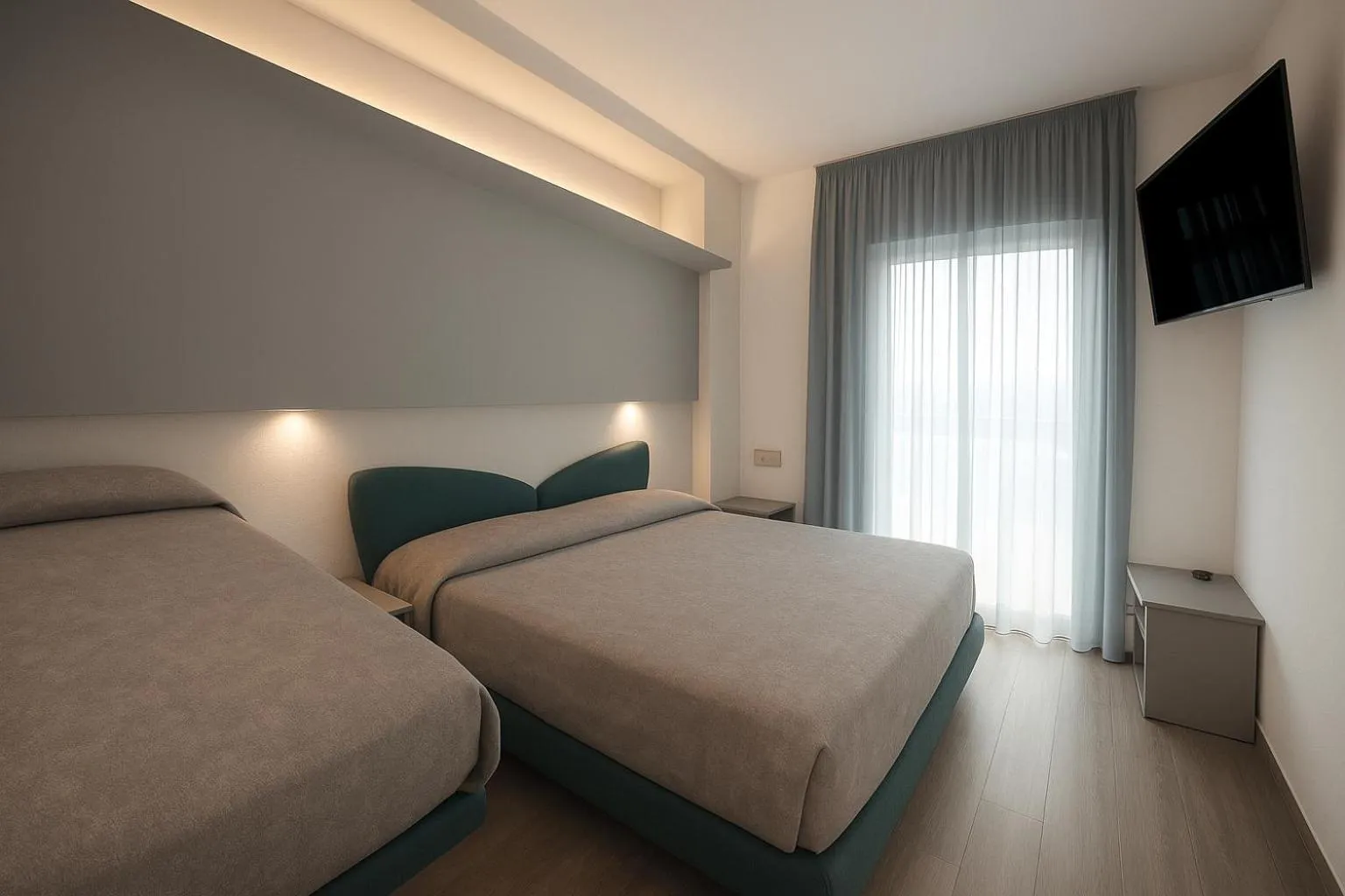 Bedroom, Bed in Hotel Ali d'Oro