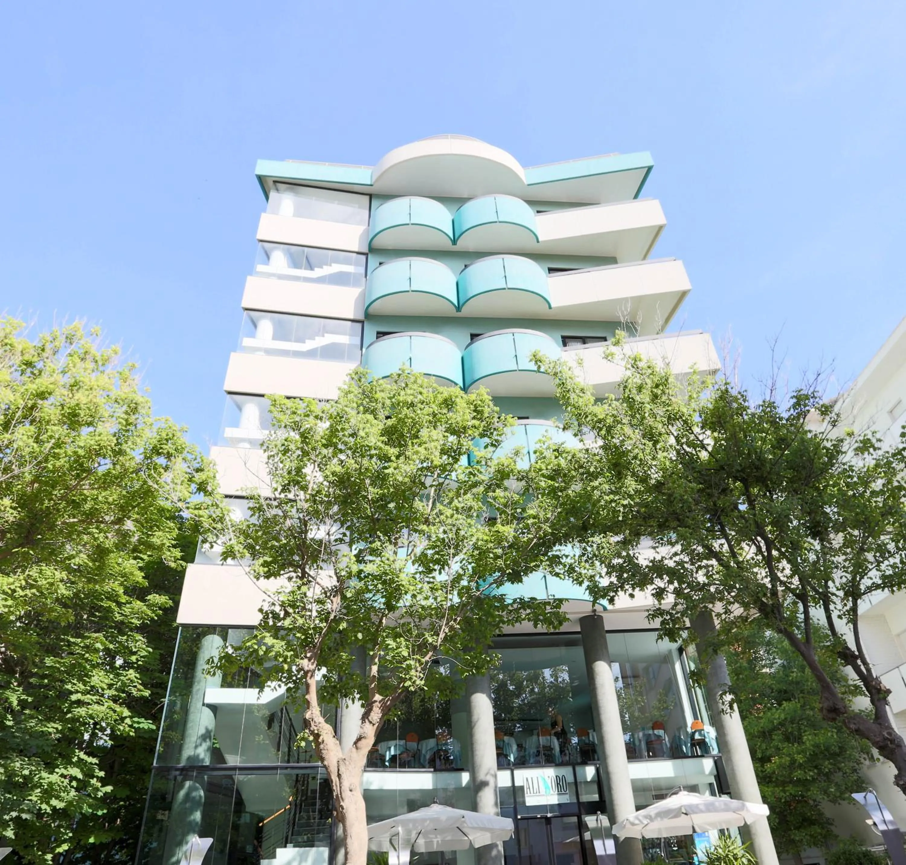 Property building in Hotel Ali d'Oro