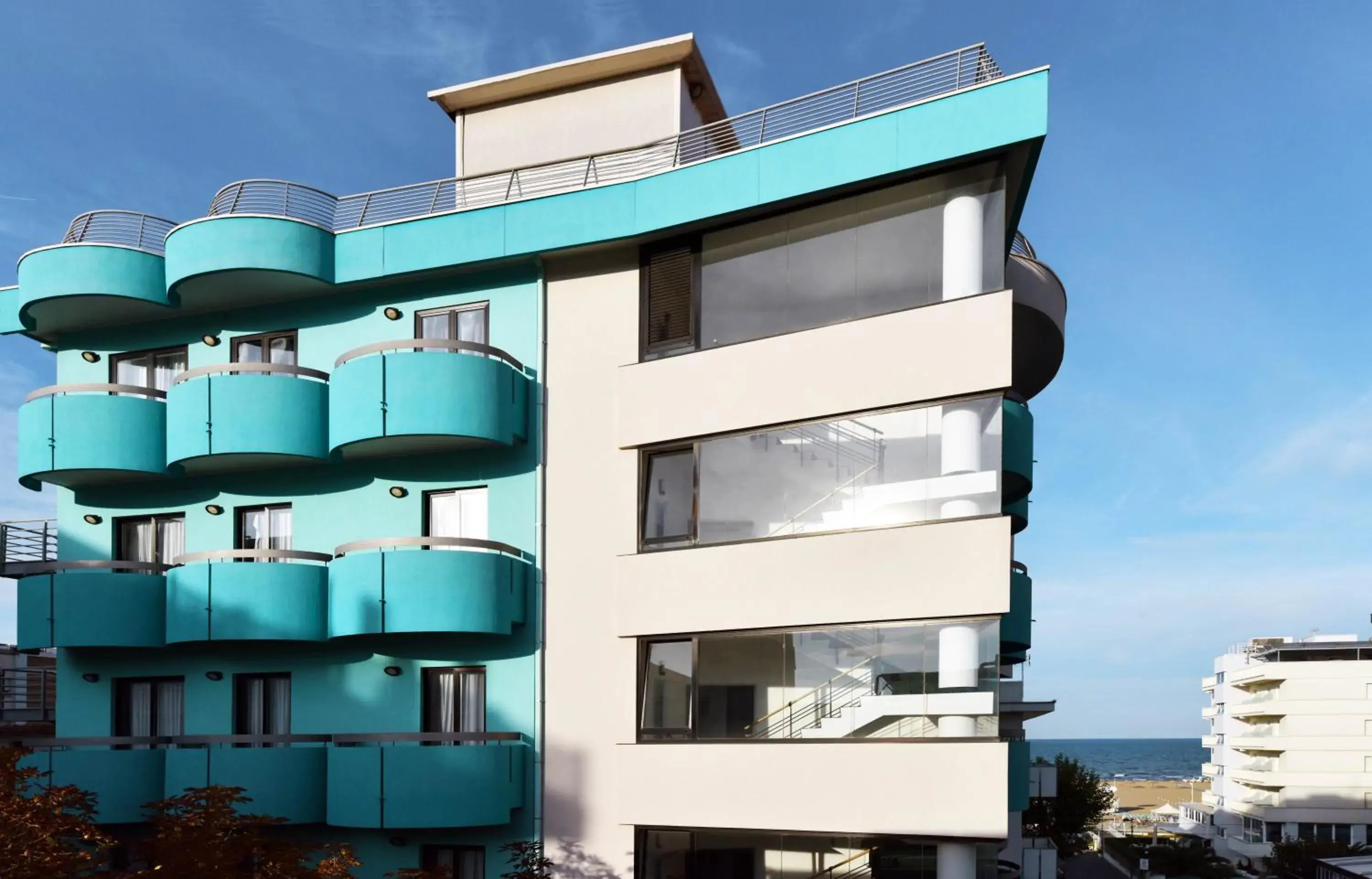 Property building in Hotel Ali d'Oro Property building in Hotel Ali d'Oro