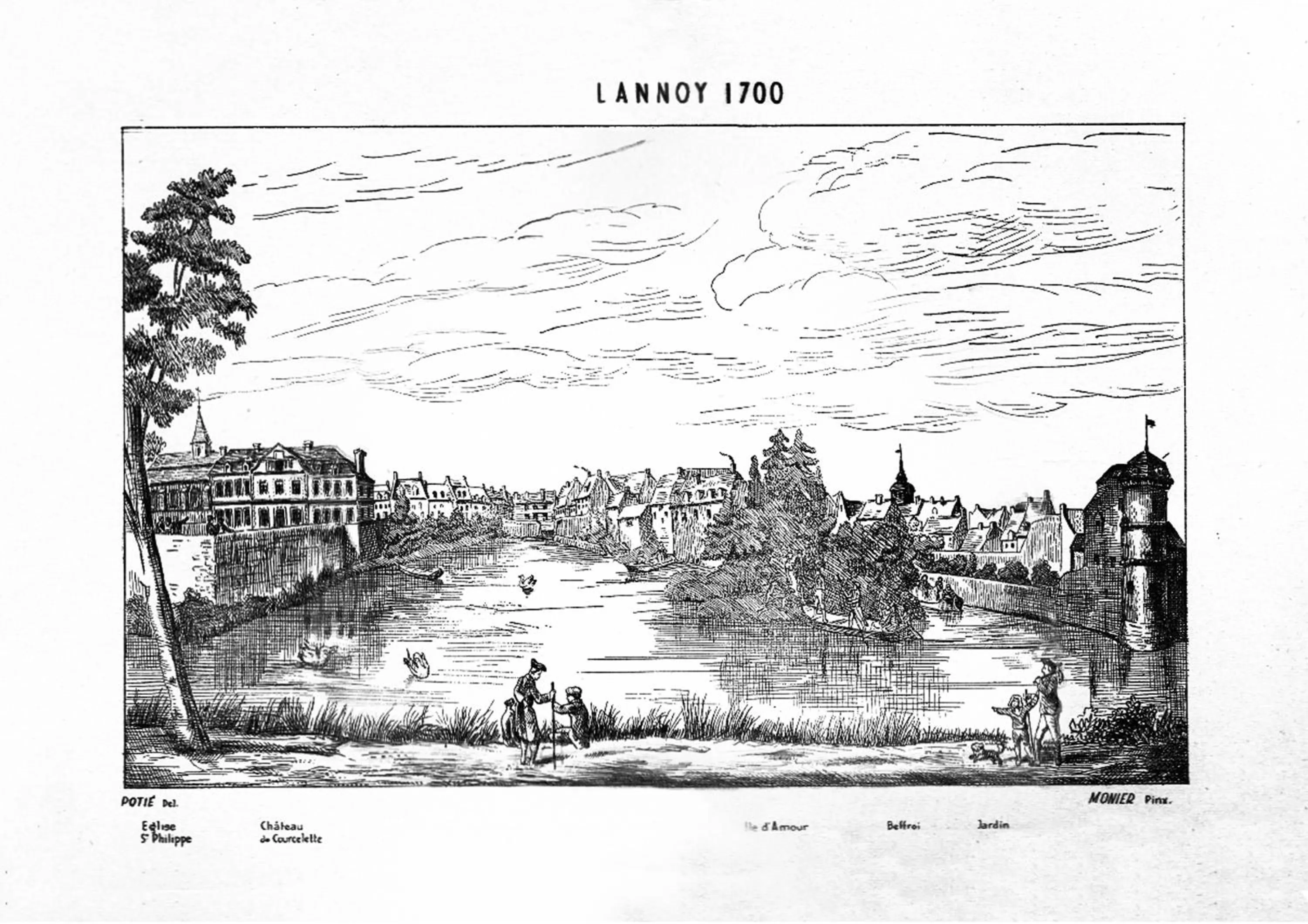 City view in Chambres d'hôtes Château de Courcelette