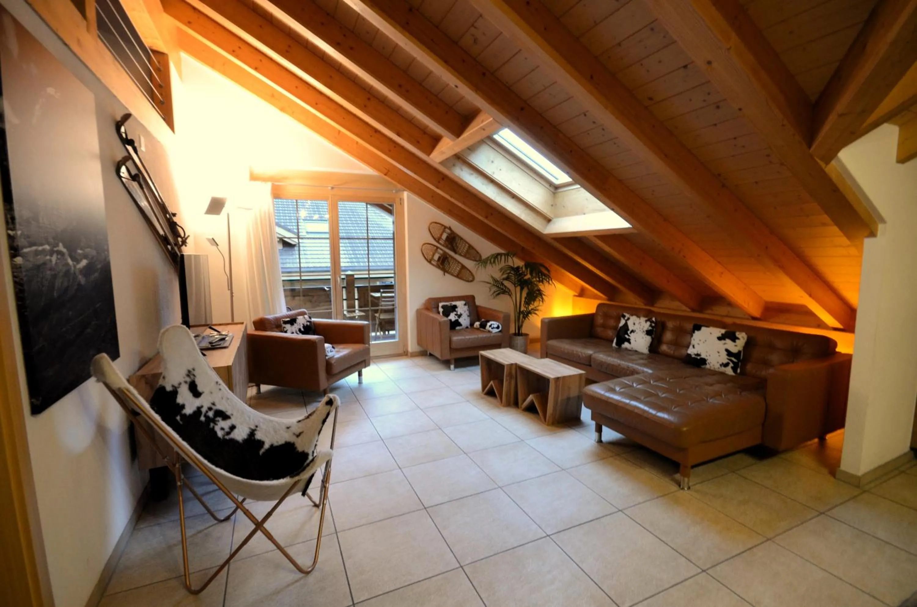 Living room in Luxury Penthouse Apartment