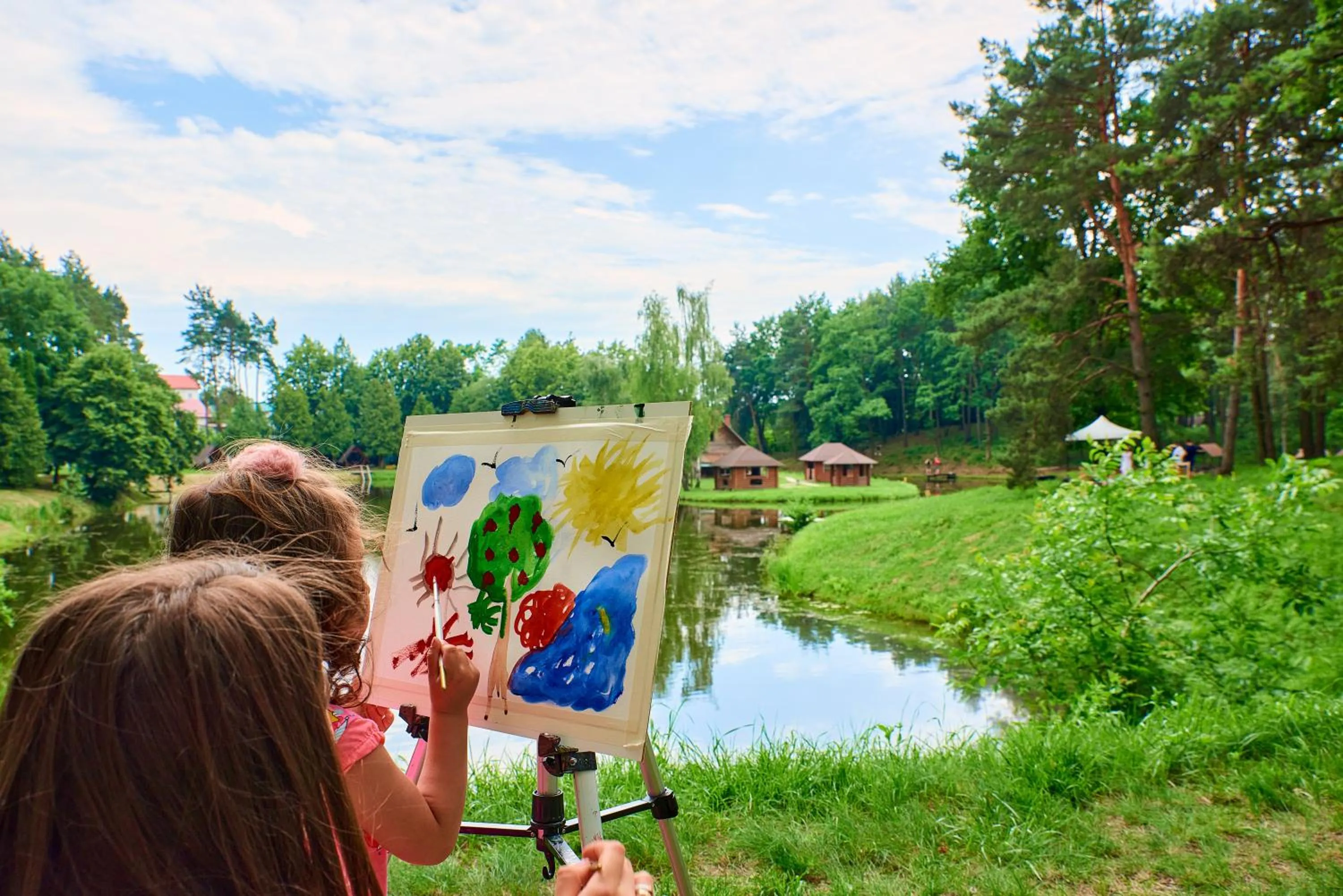 Area and facilities in Kryve Ozero