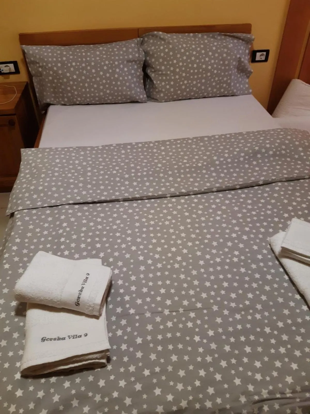 Bed in Apartment 9 Gorska Vila