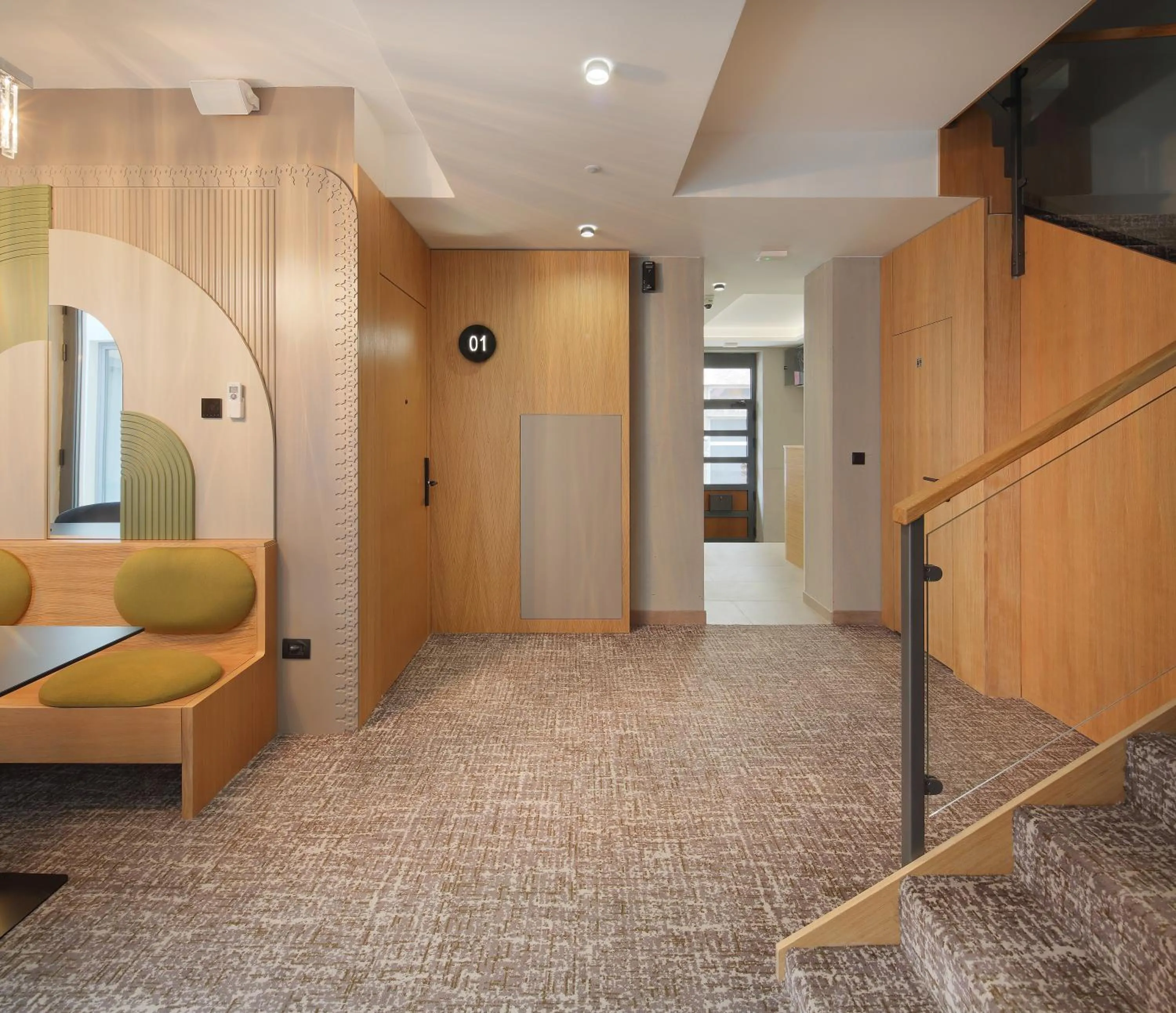 Seating area, Bed in Hotel NOVA Inn Sarajevo