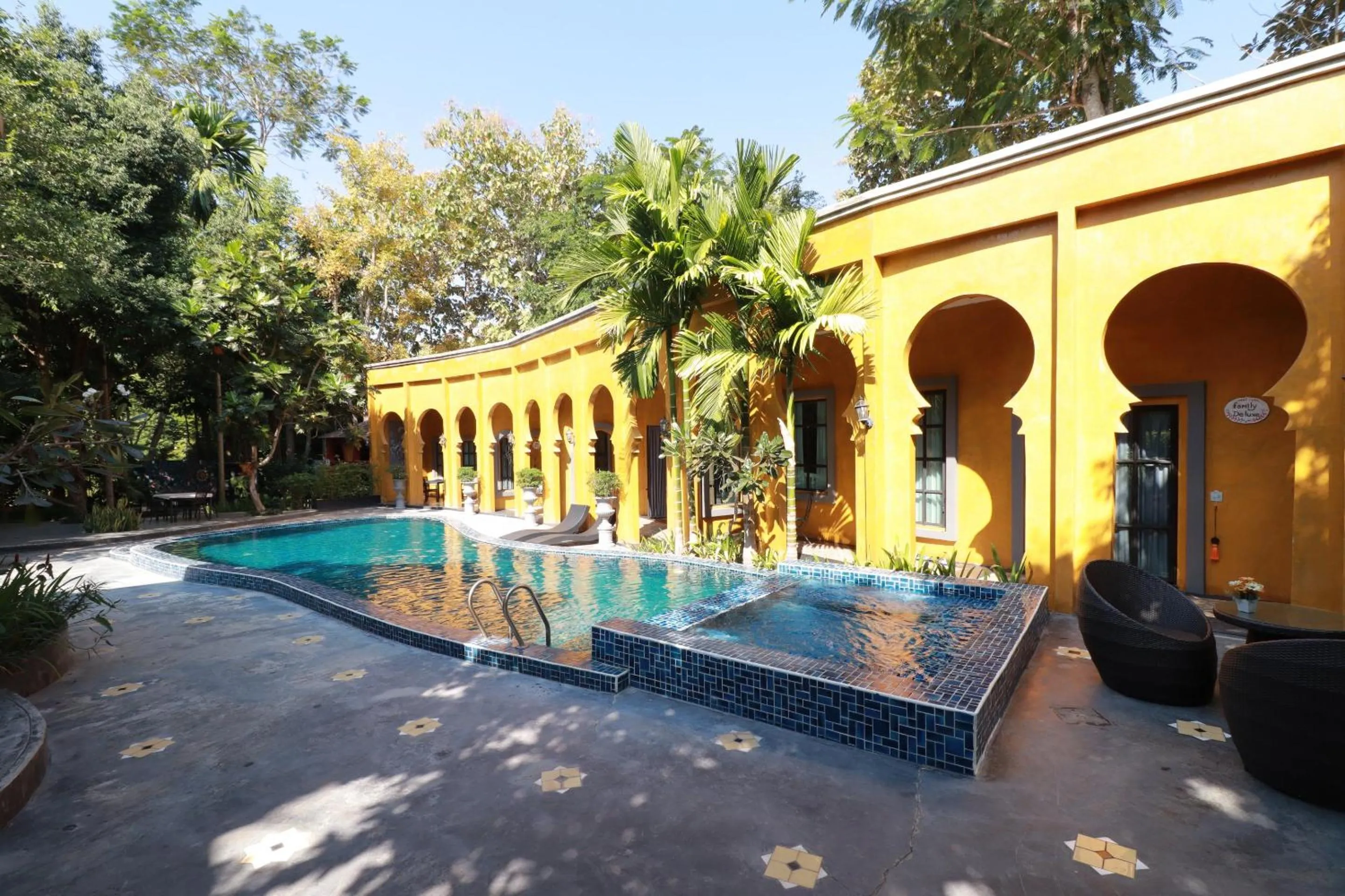 Swimming pool in Capital O 469 At Nata Chiangmai Chic View