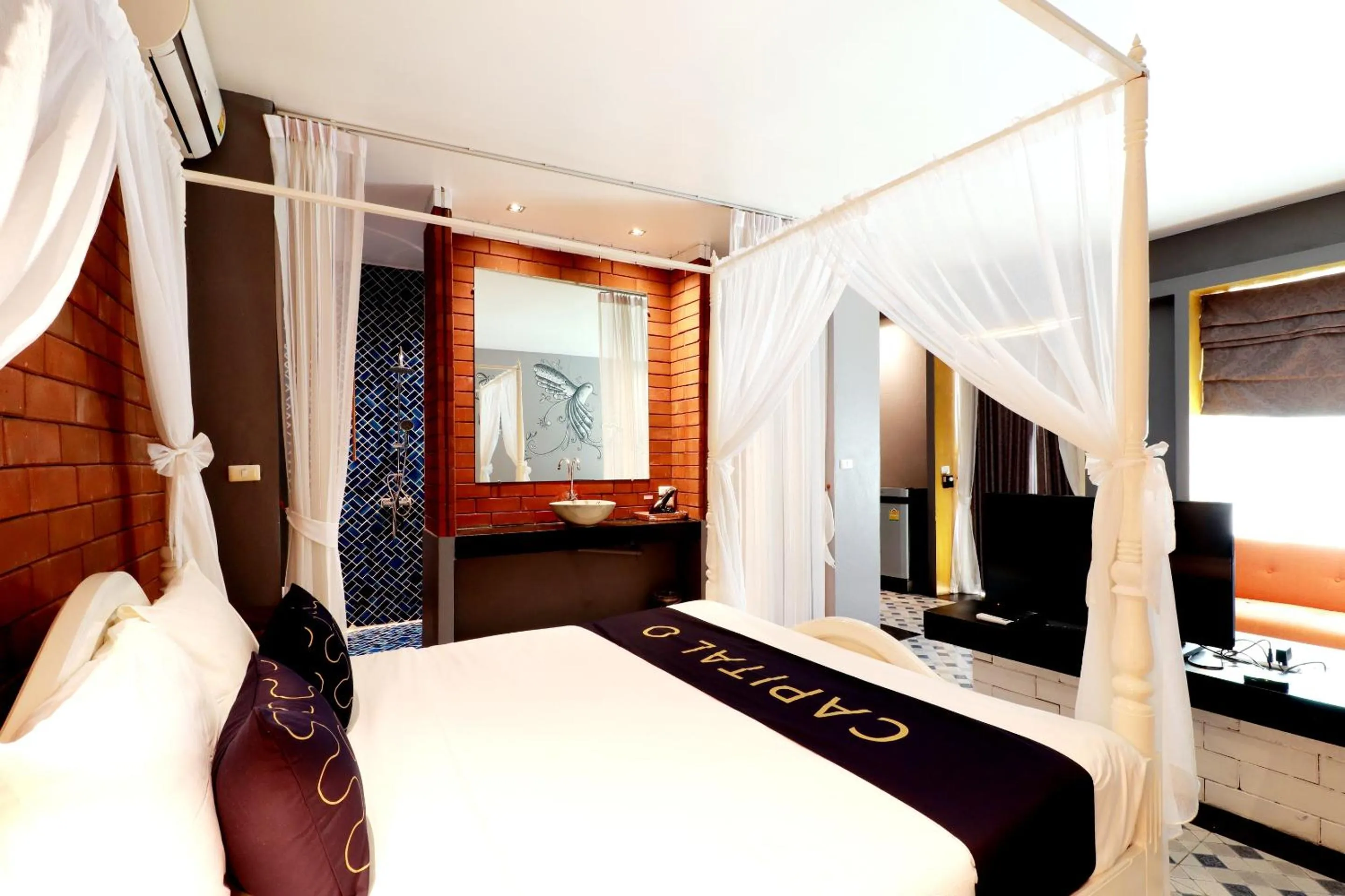 Bedroom, Bed in Capital O 469 At Nata Chiangmai Chic View