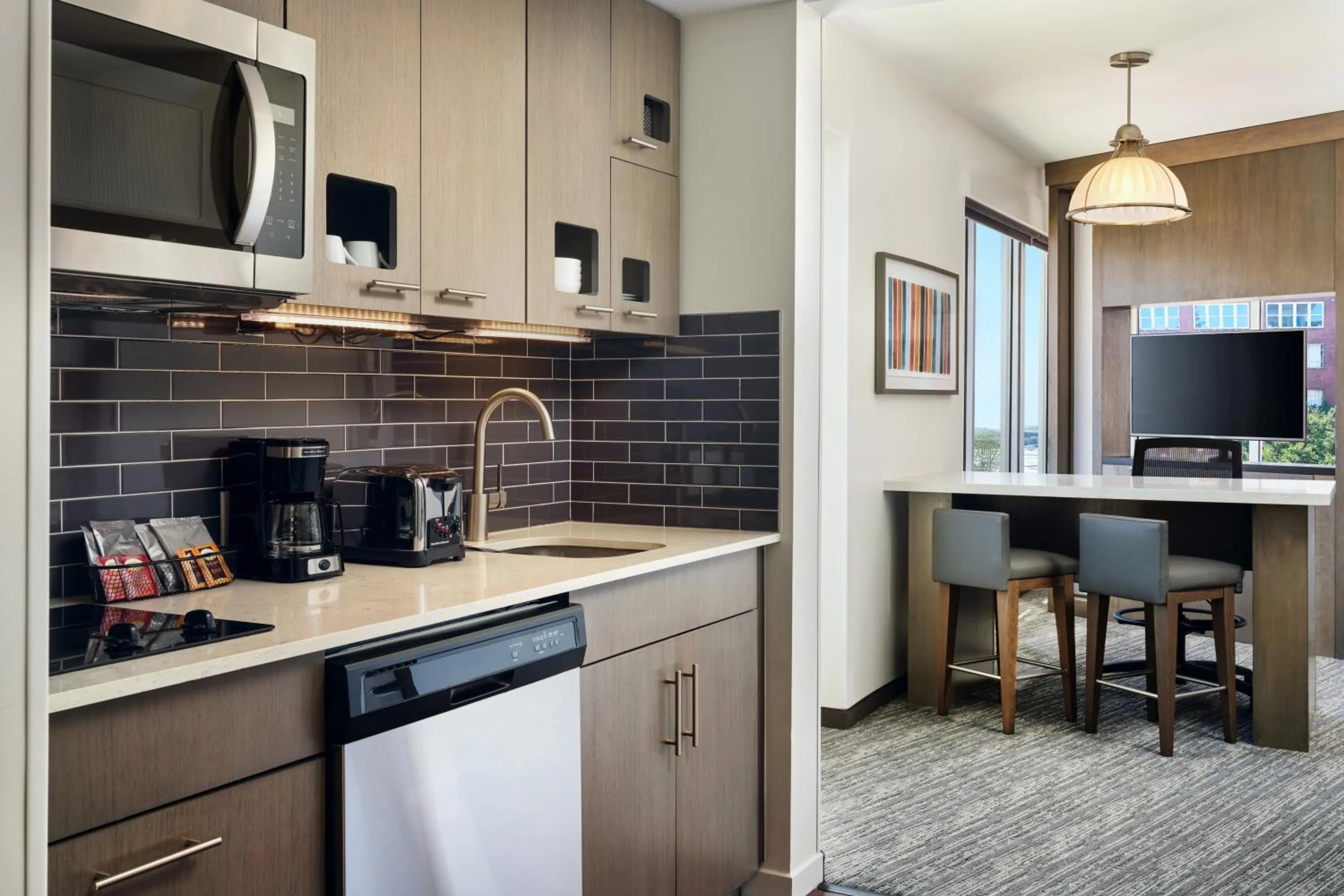 kitchen in Hyatt House Atlanta Downtown