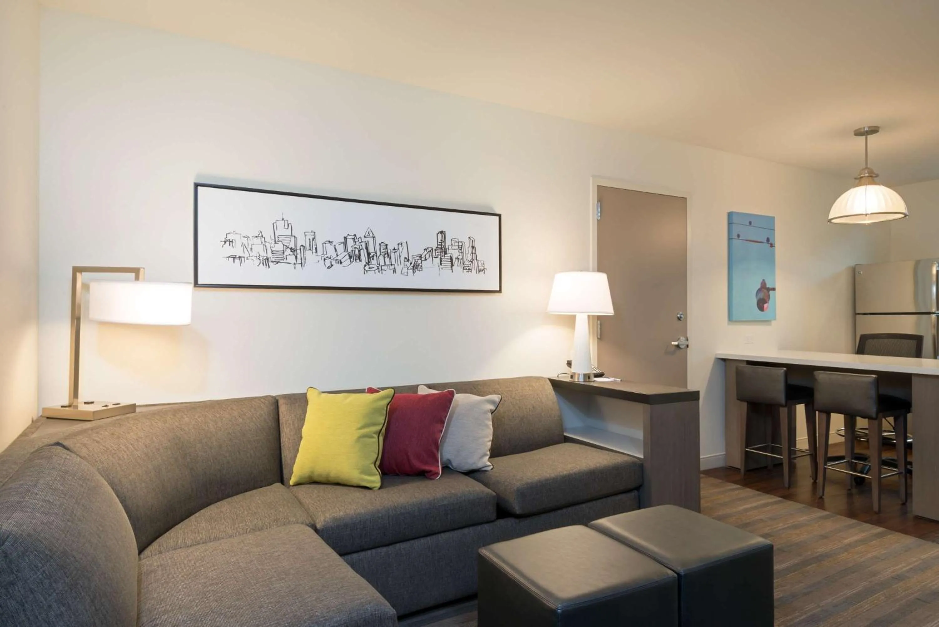 Photo of the whole room in Hyatt House Denver/Downtown