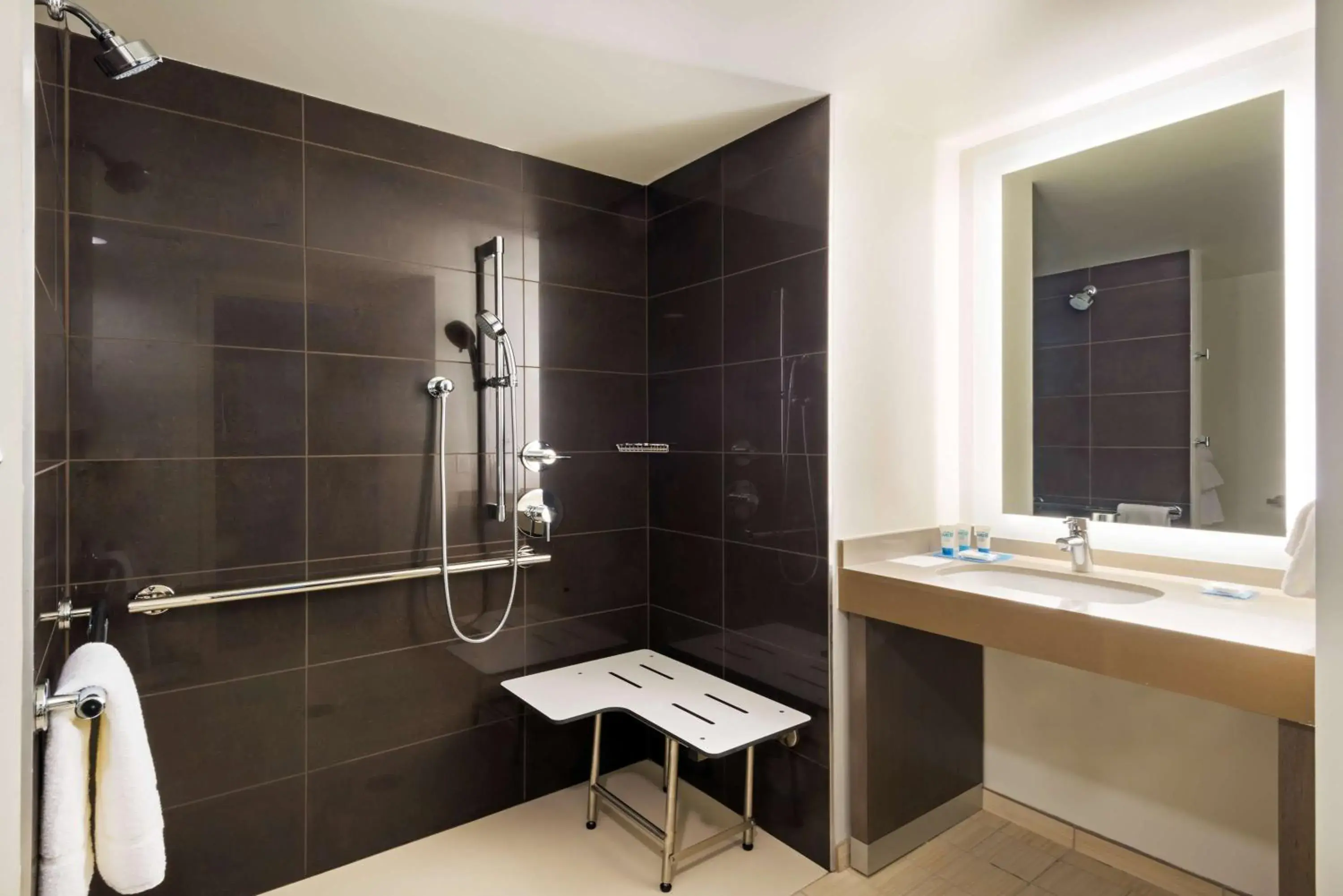 Bathroom in Hyatt House Denver/Downtown Bathroom in Hyatt House Denver/Downtown