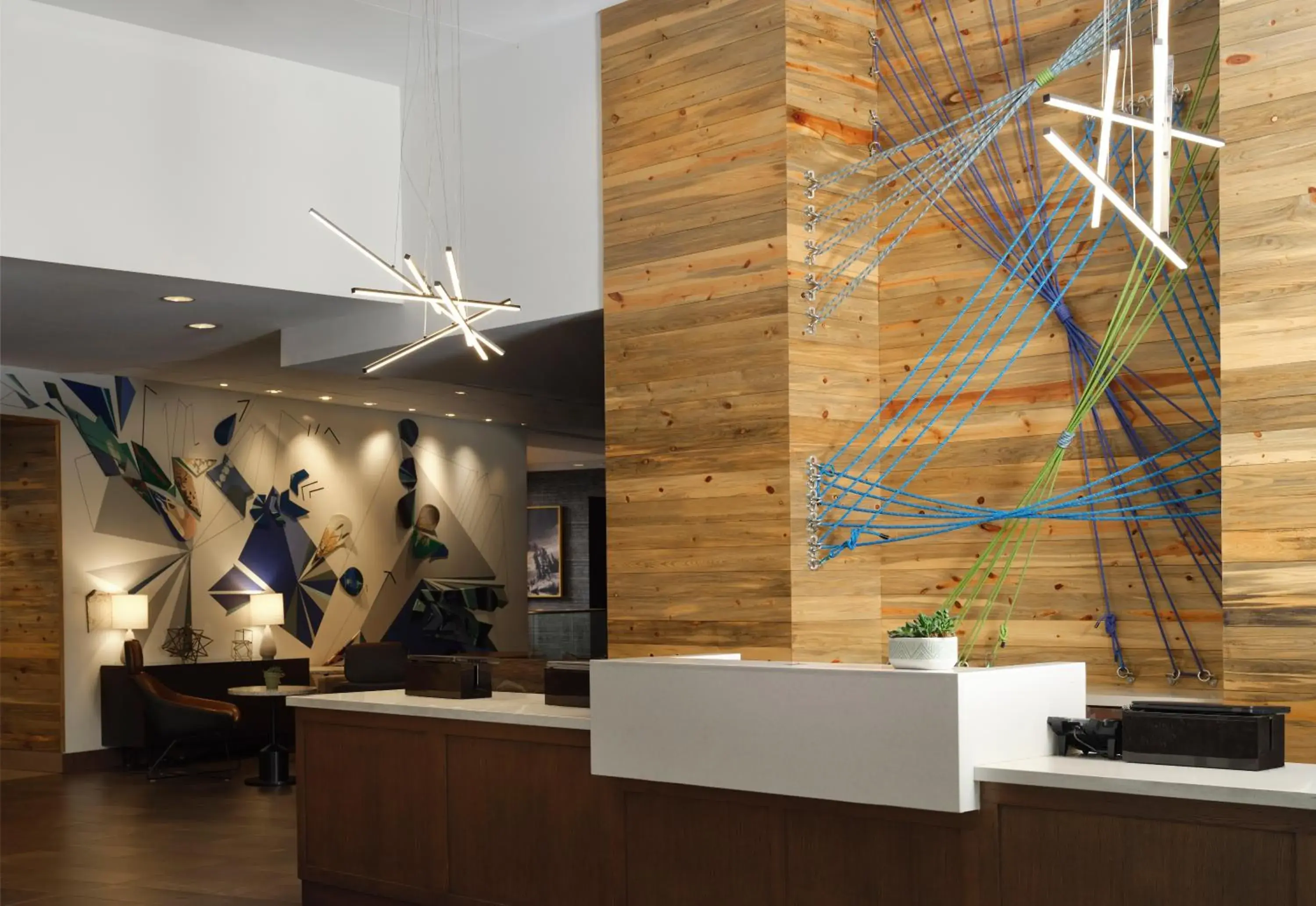 Lobby or reception in Hyatt Place Denver Downtown Lobby or reception in Hyatt Place Denver Downtown