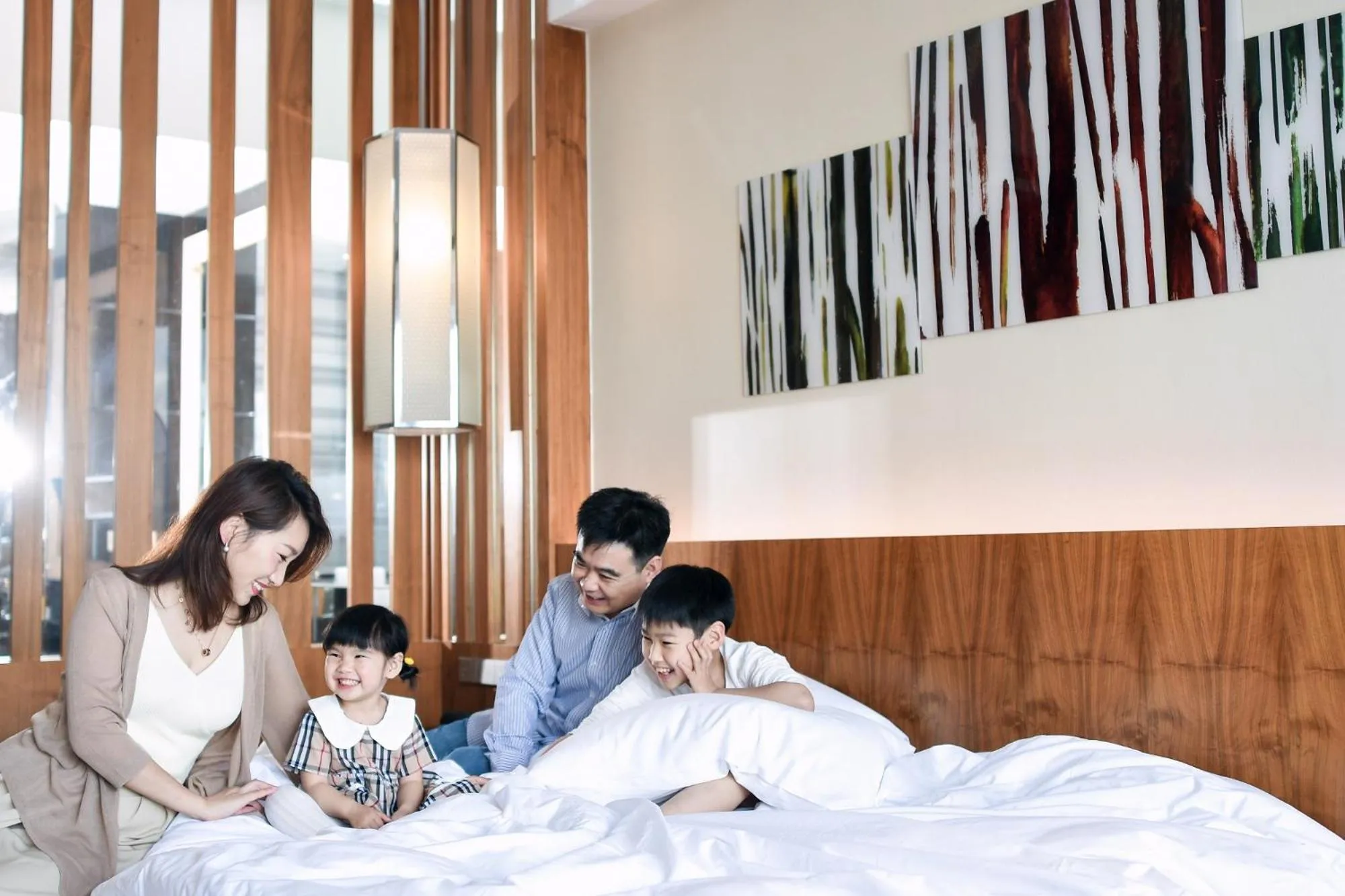 Family, Bed in Hyatt Regency Changchun