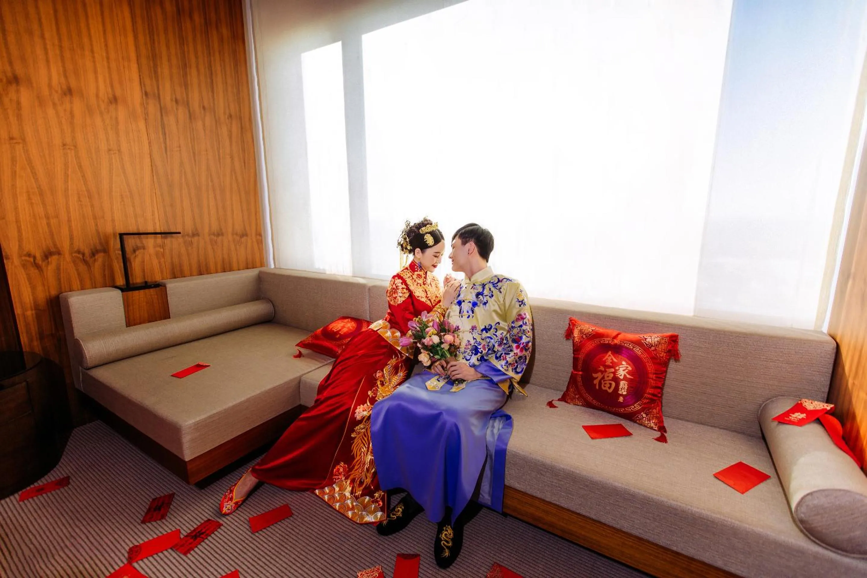 wedding, Bed in Hyatt Regency Changchun