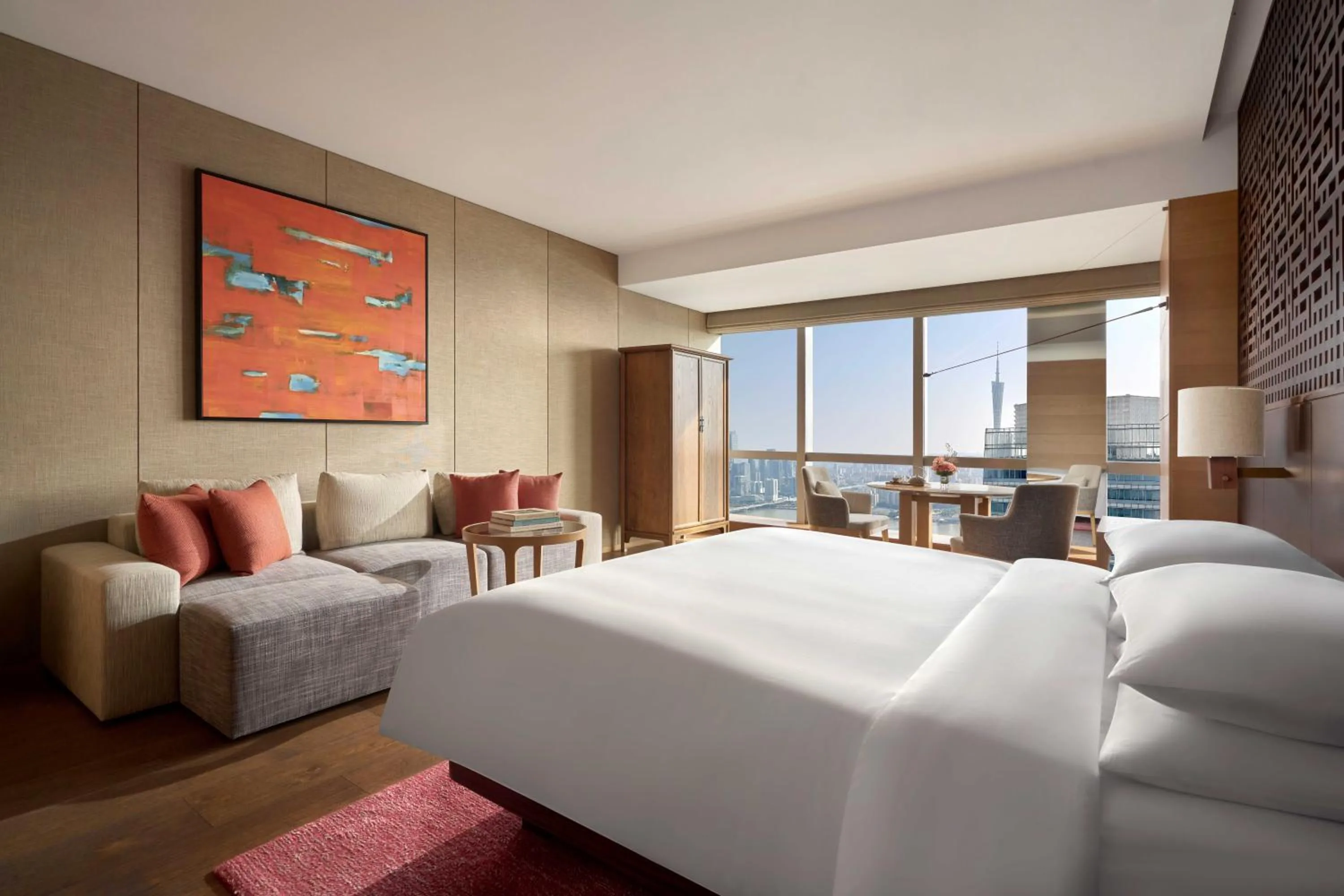 Photo of the whole room, Bed in Park Hyatt Guangzhou