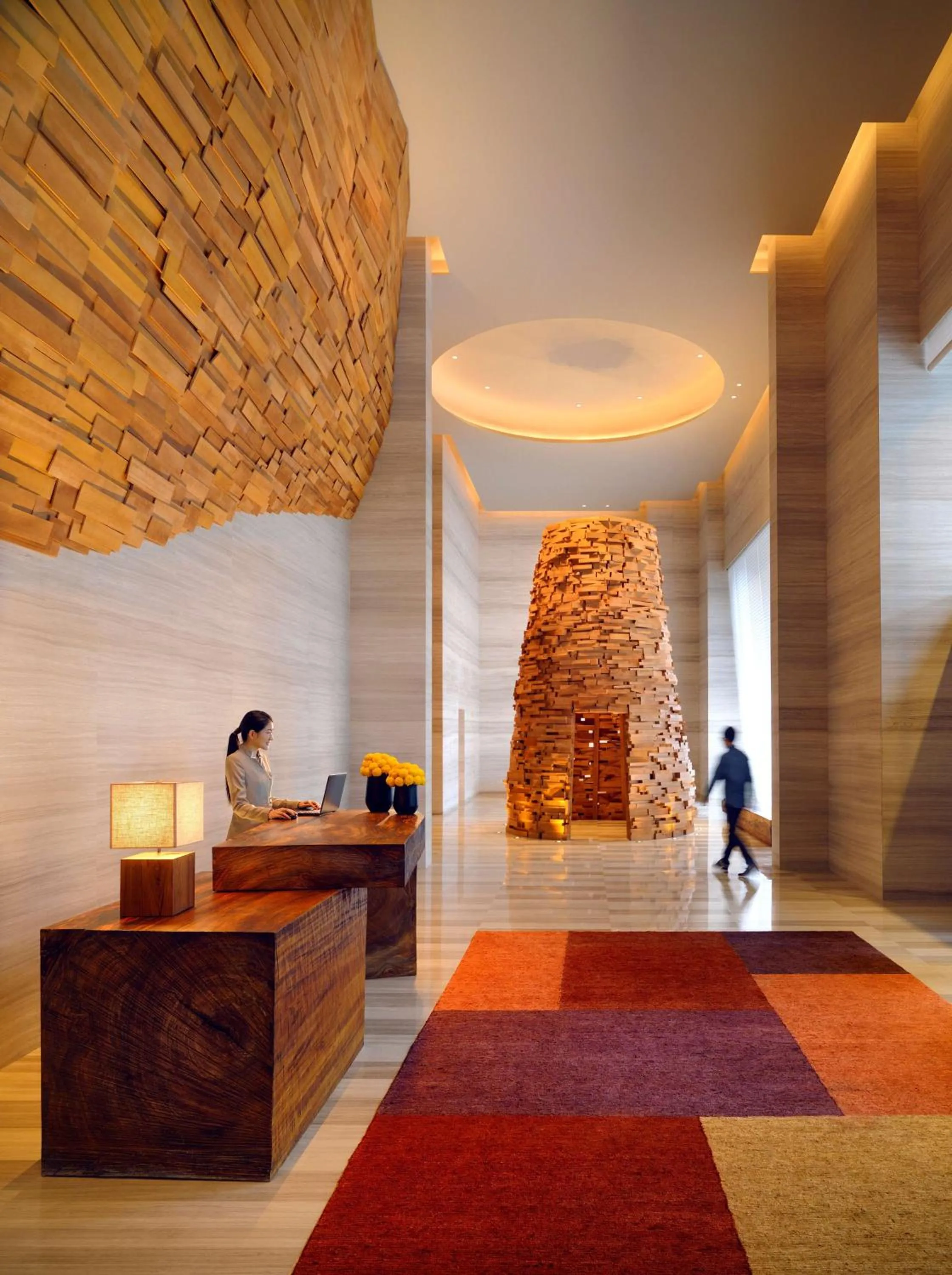 Lobby or reception in Park Hyatt Guangzhou