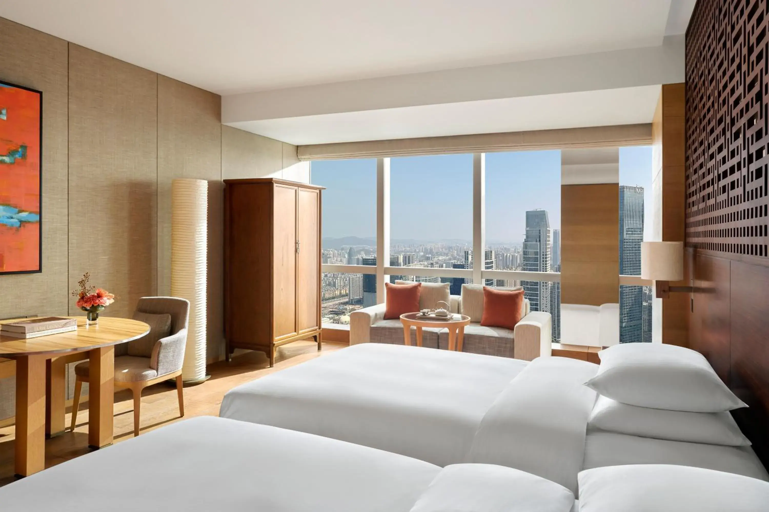 2 Double Beds Park View in Park Hyatt Guangzhou 2 Double Beds Park View in Park Hyatt Guangzhou