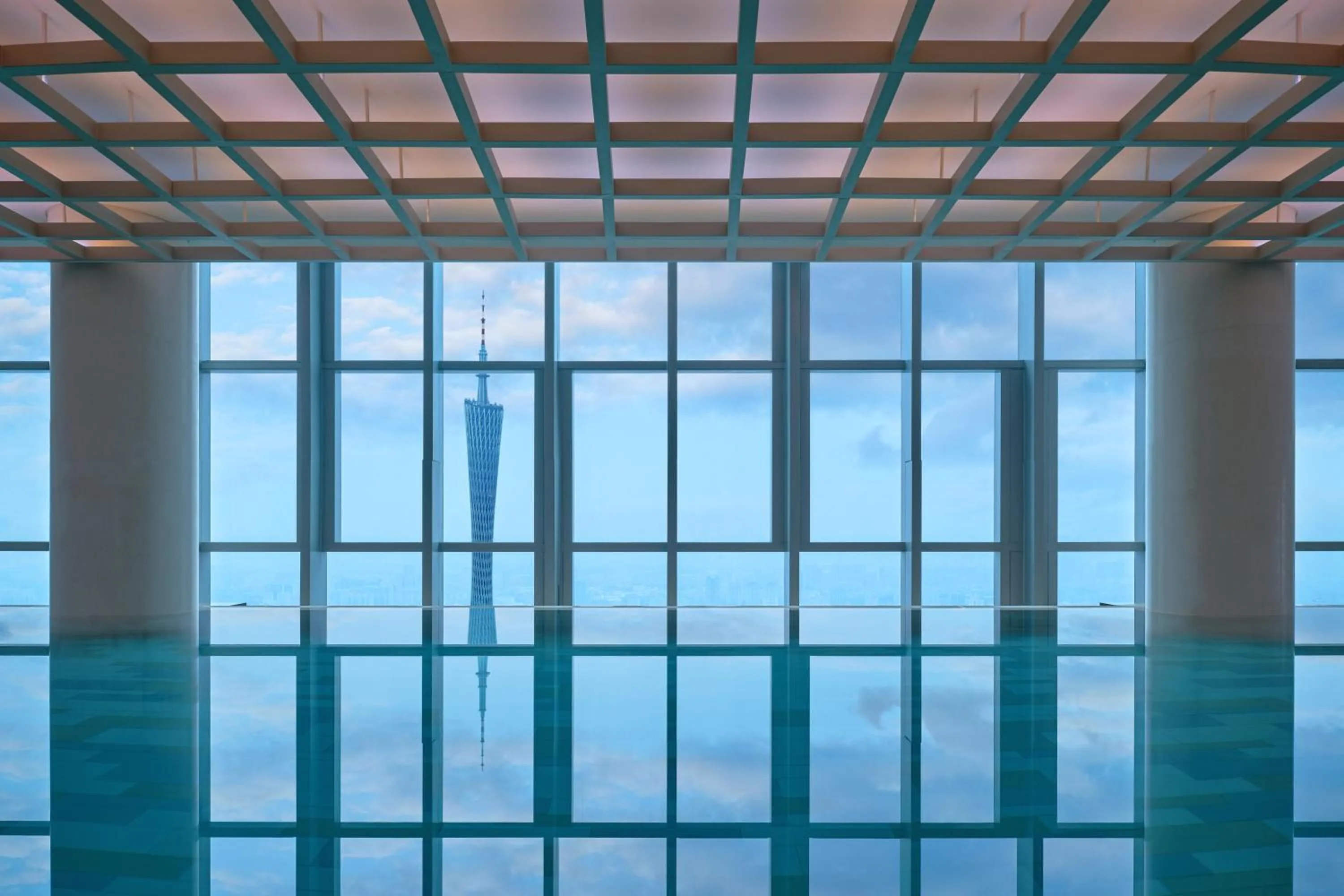 Swimming pool in Park Hyatt Guangzhou