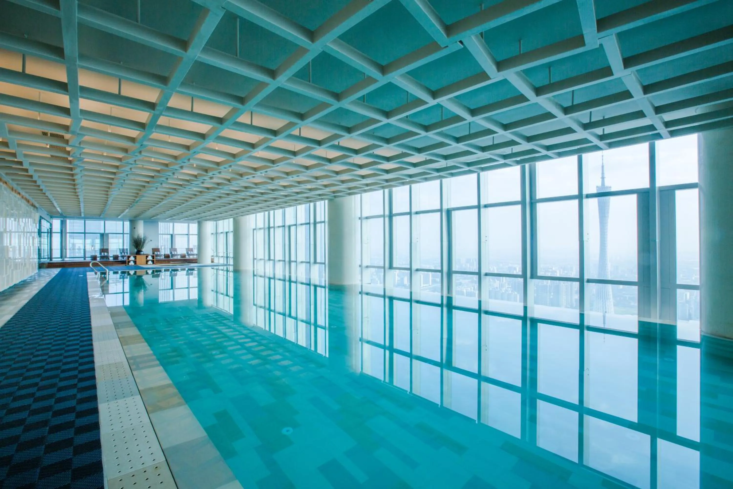 Swimming pool in Park Hyatt Guangzhou