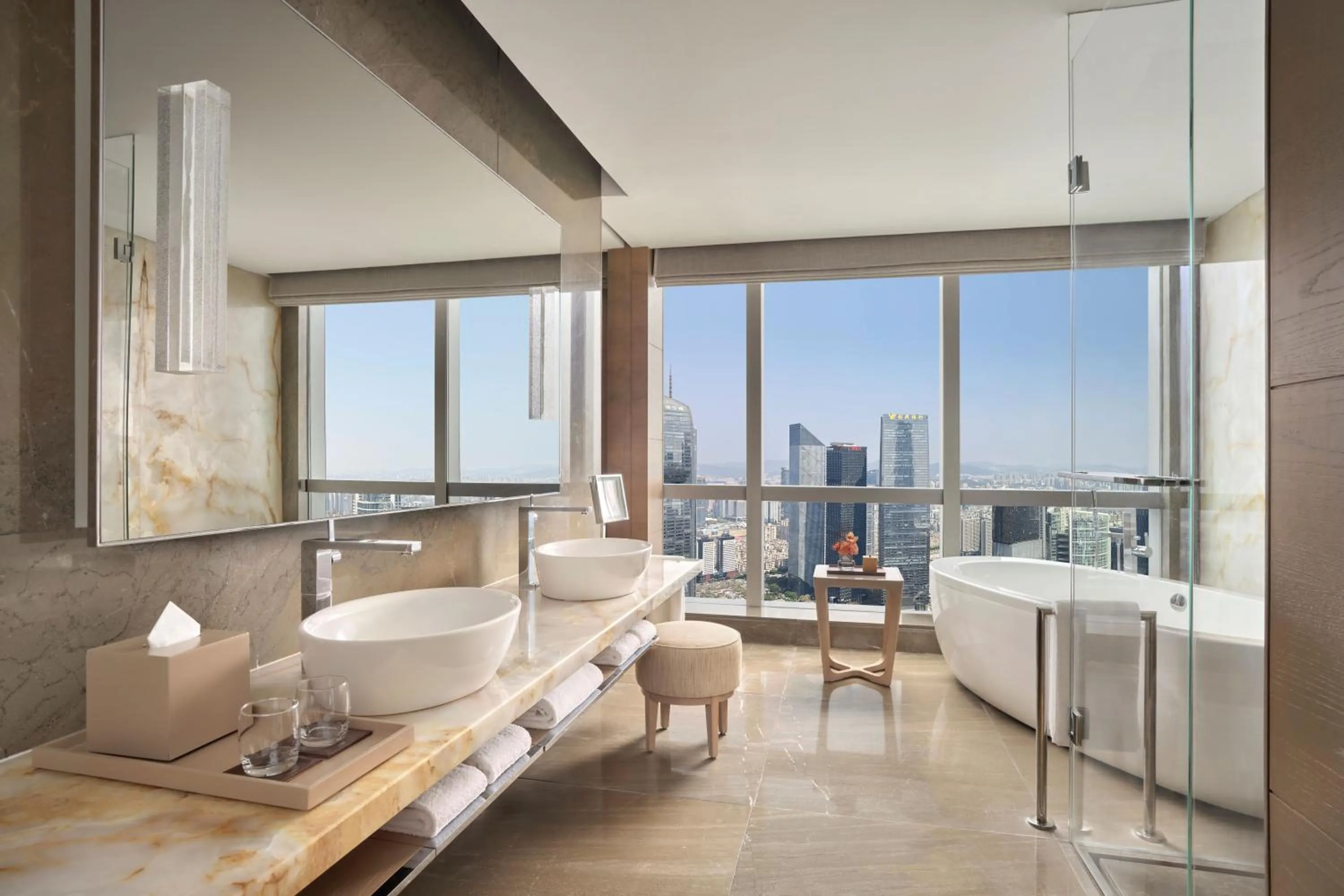 Bathroom in Park Hyatt Guangzhou