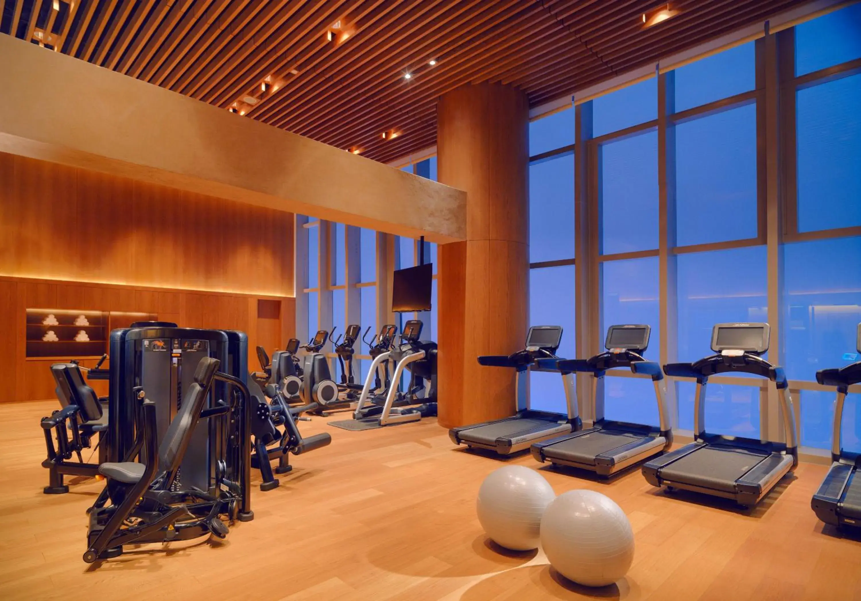 Fitness centre/facilities in Park Hyatt Guangzhou Fitness centre/facilities in Park Hyatt Guangzhou