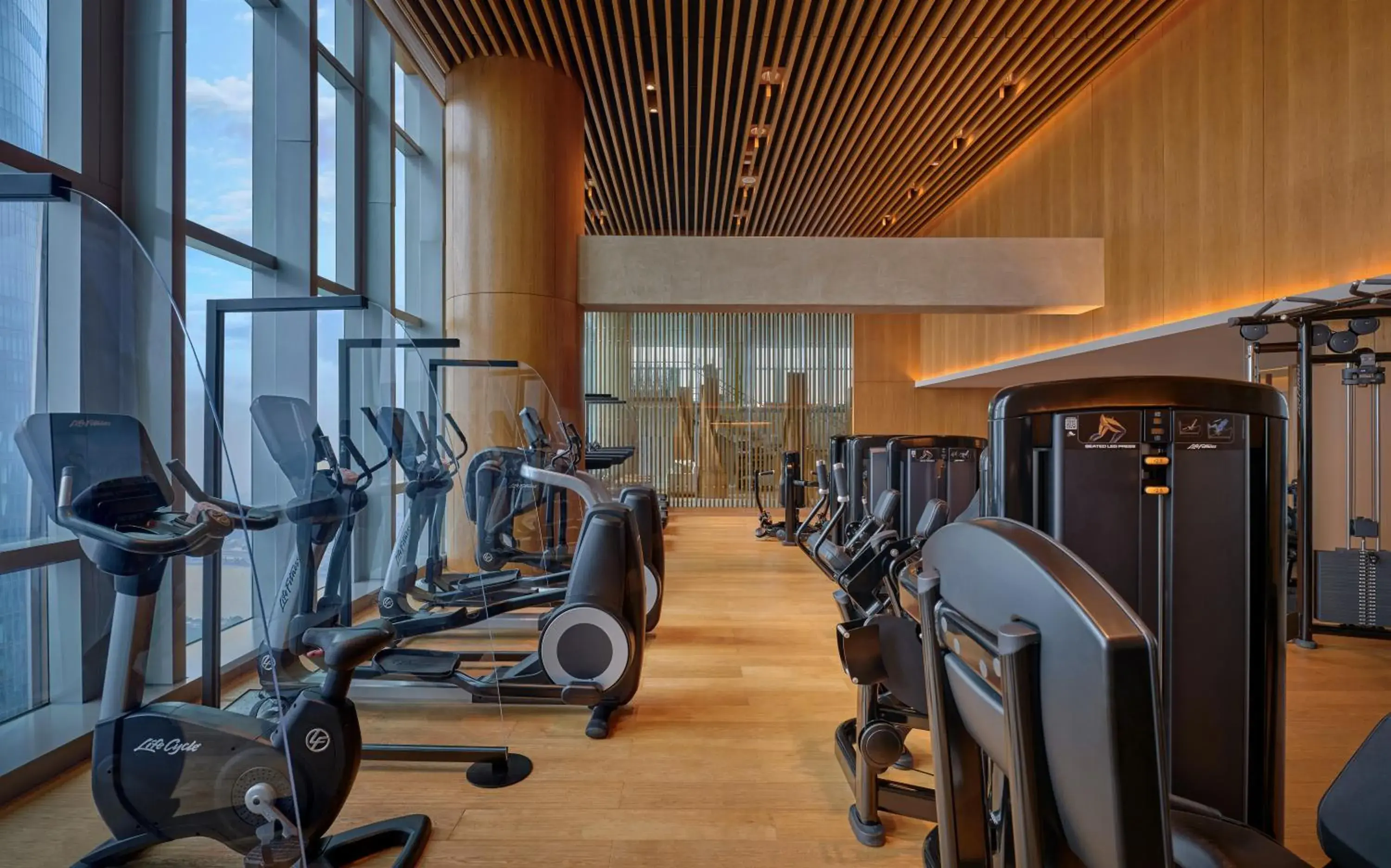 Fitness centre/facilities in Park Hyatt Guangzhou Fitness centre/facilities in Park Hyatt Guangzhou