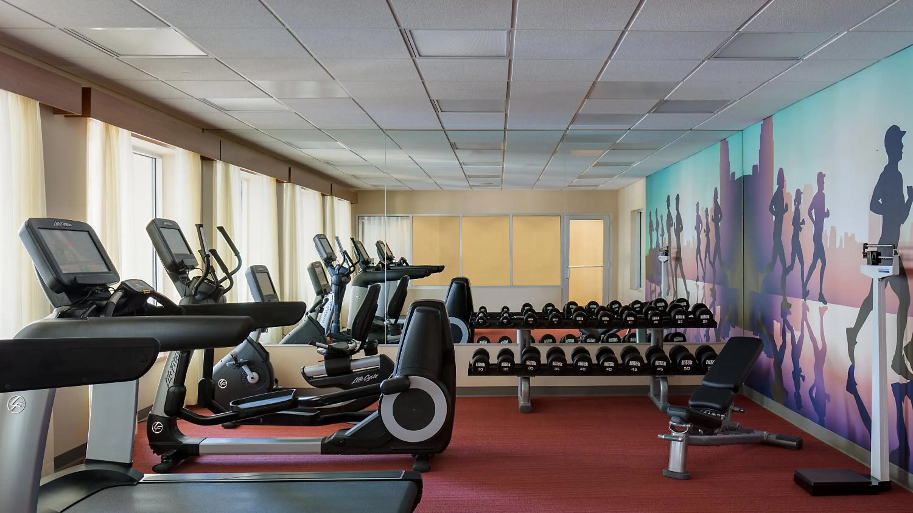 Fitness centre/facilities in Hyatt Place DFW