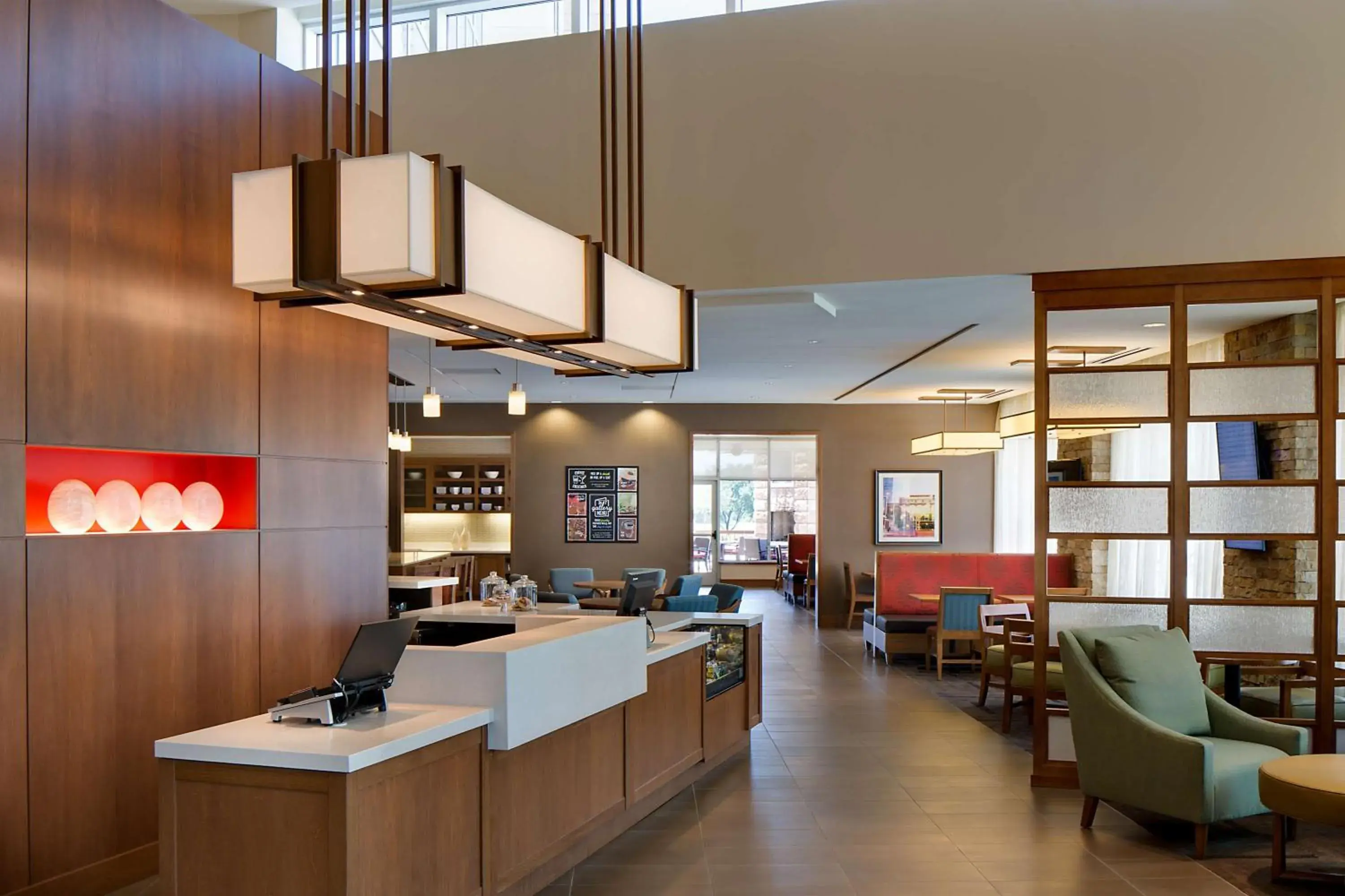 Lobby or reception in Hyatt Place DFW Lobby or reception in Hyatt Place DFW