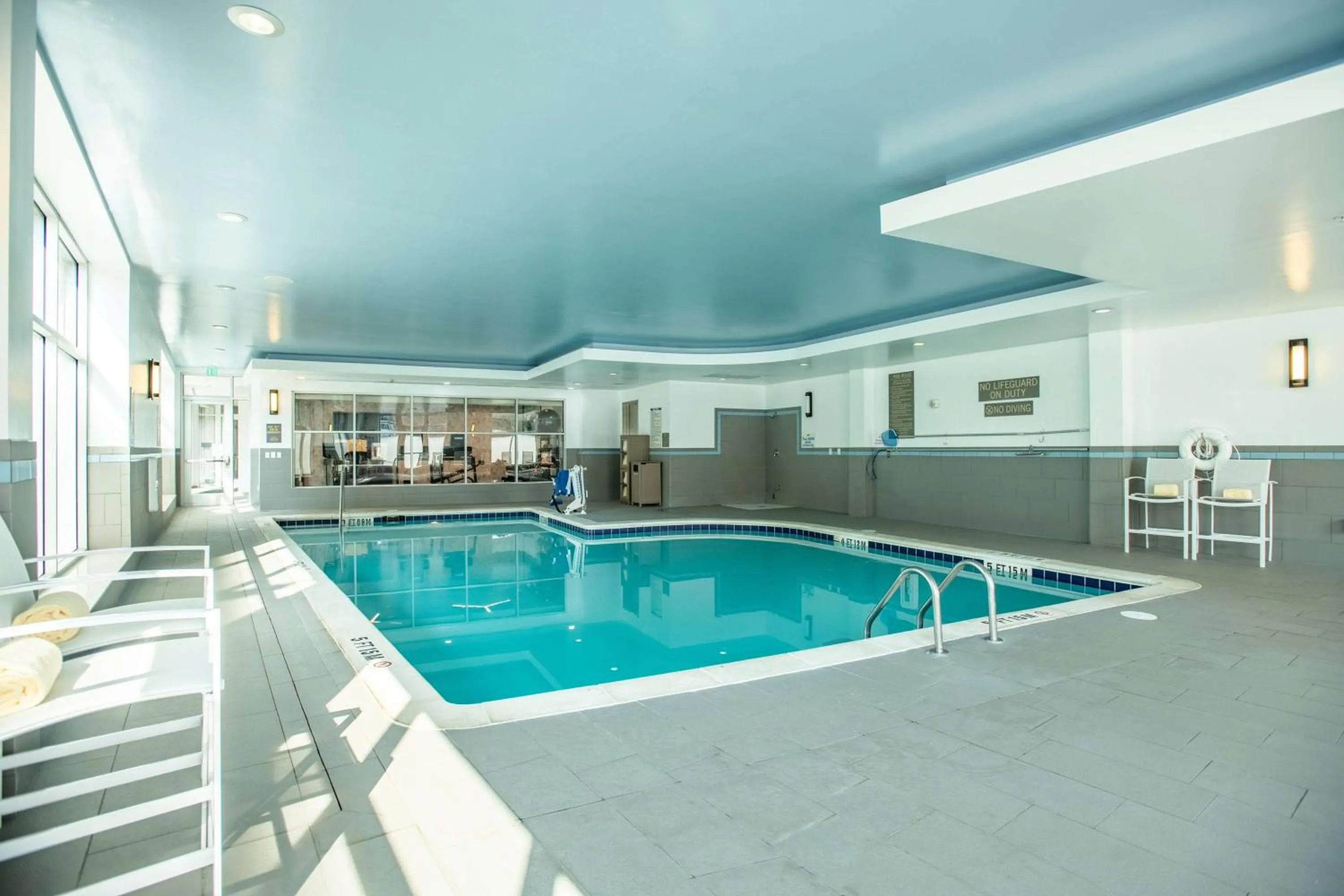 Pool view in DoubleTree by Hilton Asheville Downtown