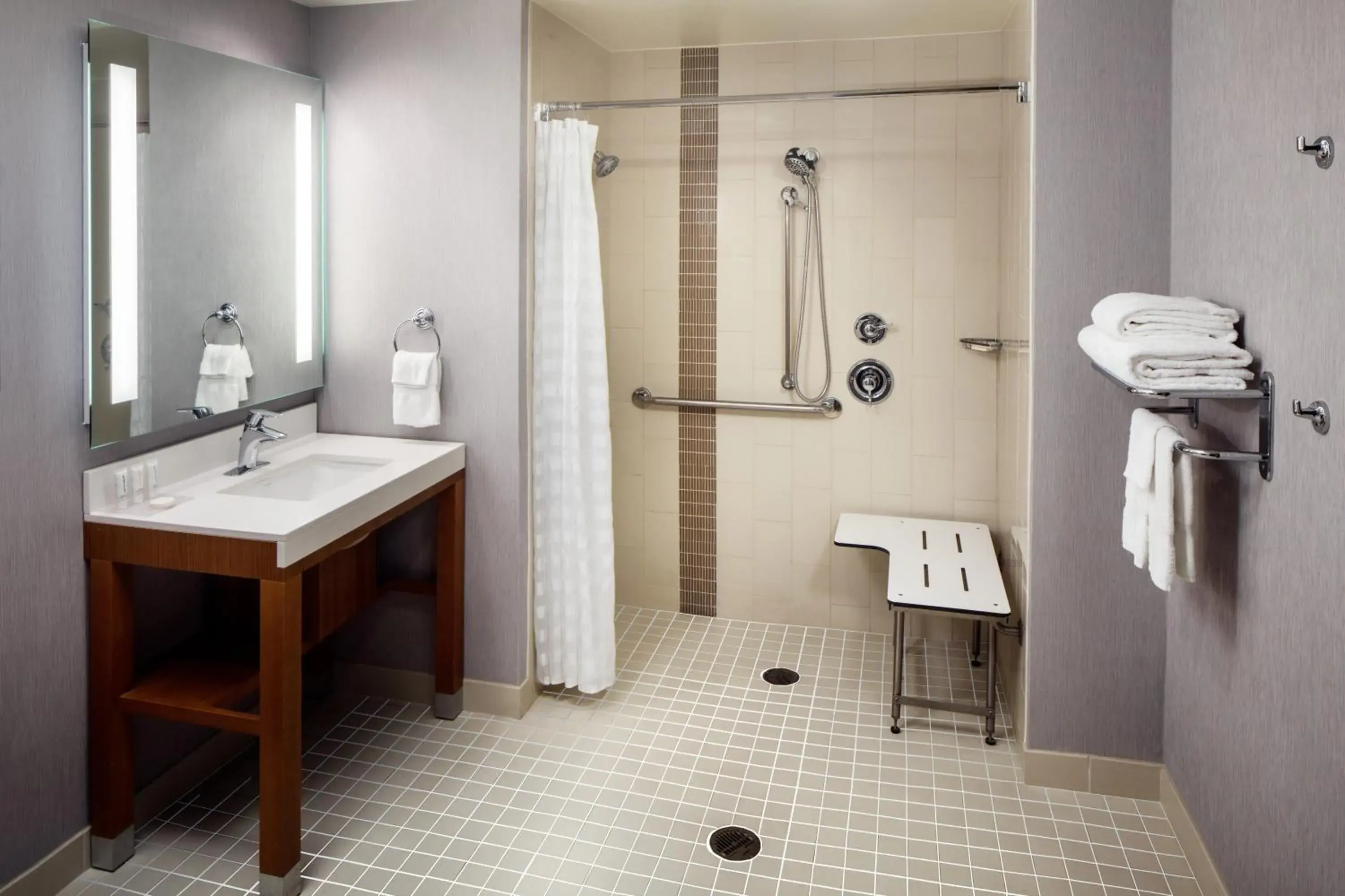 Bathroom in Hyatt Place Nashville Downtown Bathroom in Hyatt Place Nashville Downtown