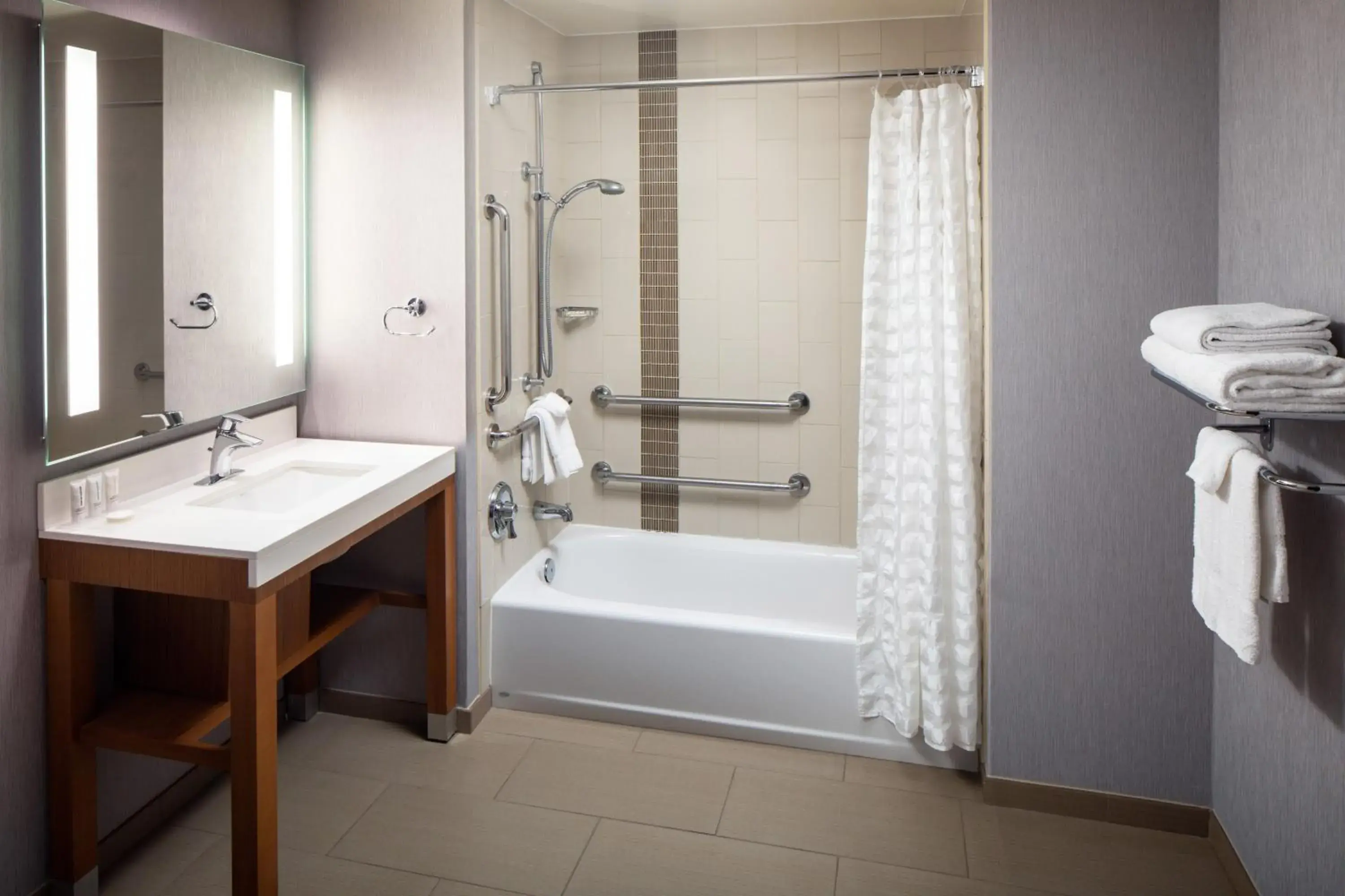 Bathroom in Hyatt Place Nashville Downtown Bathroom in Hyatt Place Nashville Downtown