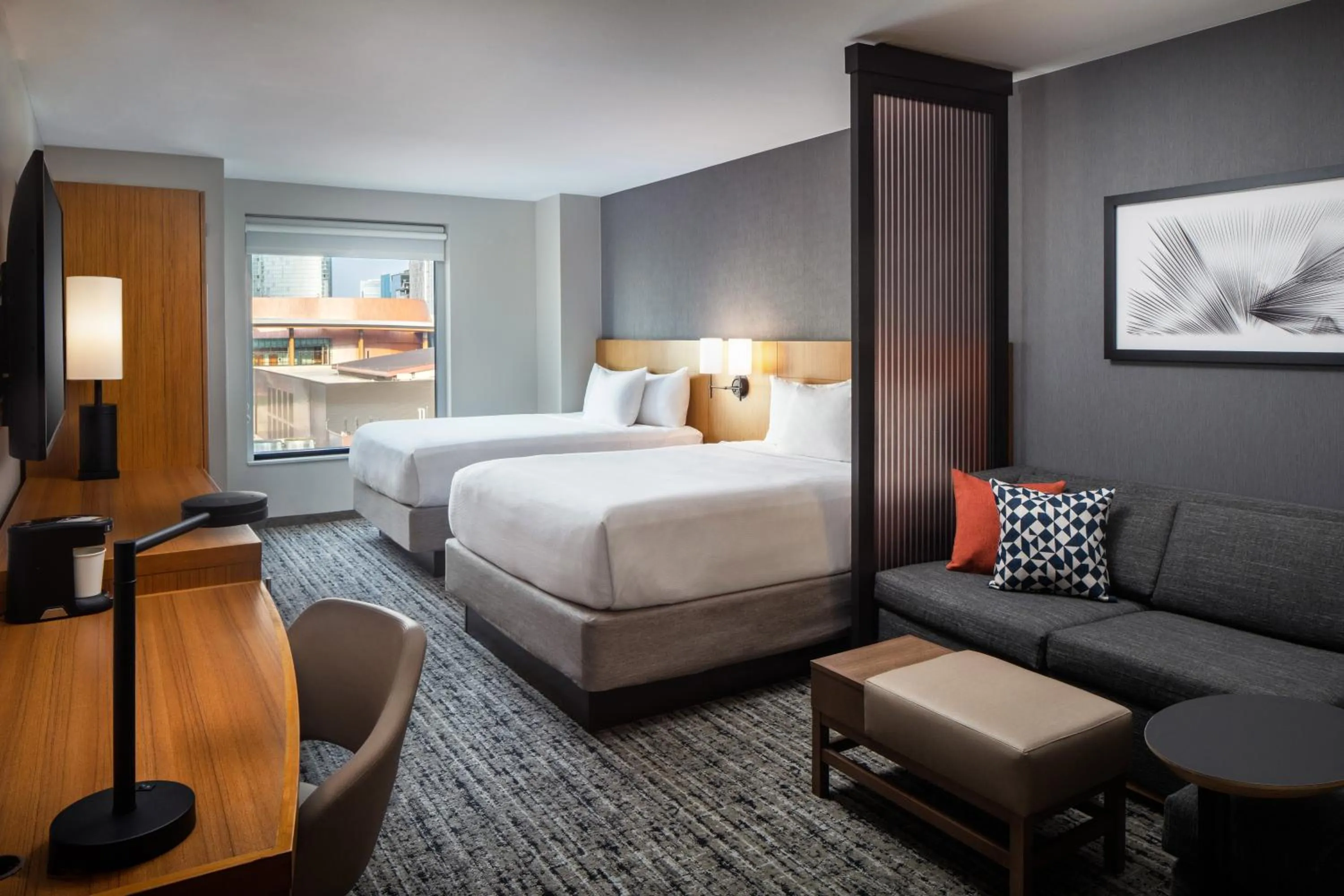 View (from property/room), Bed in Hyatt Place Nashville Downtown