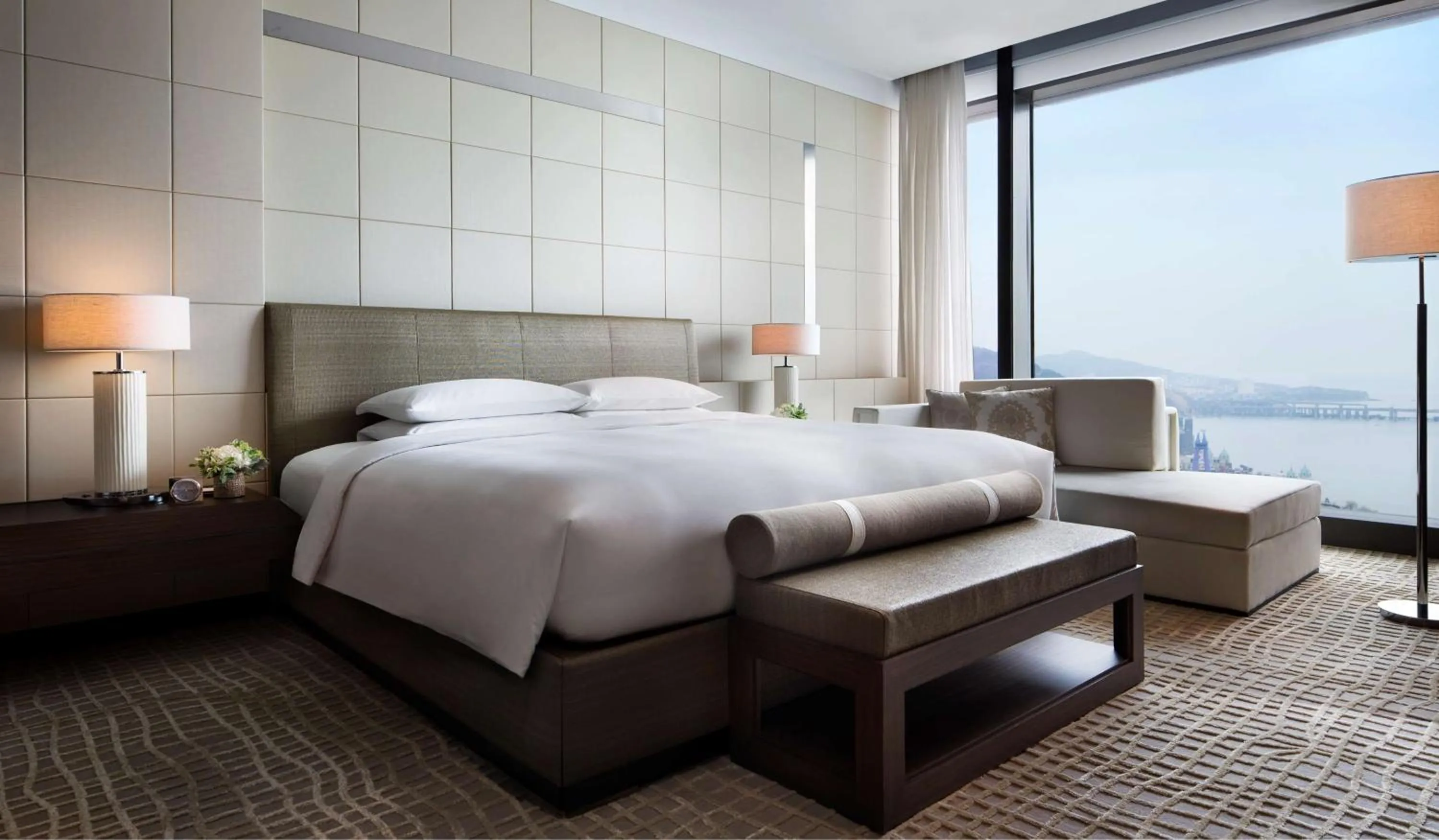 Photo of the whole room, Bed in Grand Hyatt Dalian