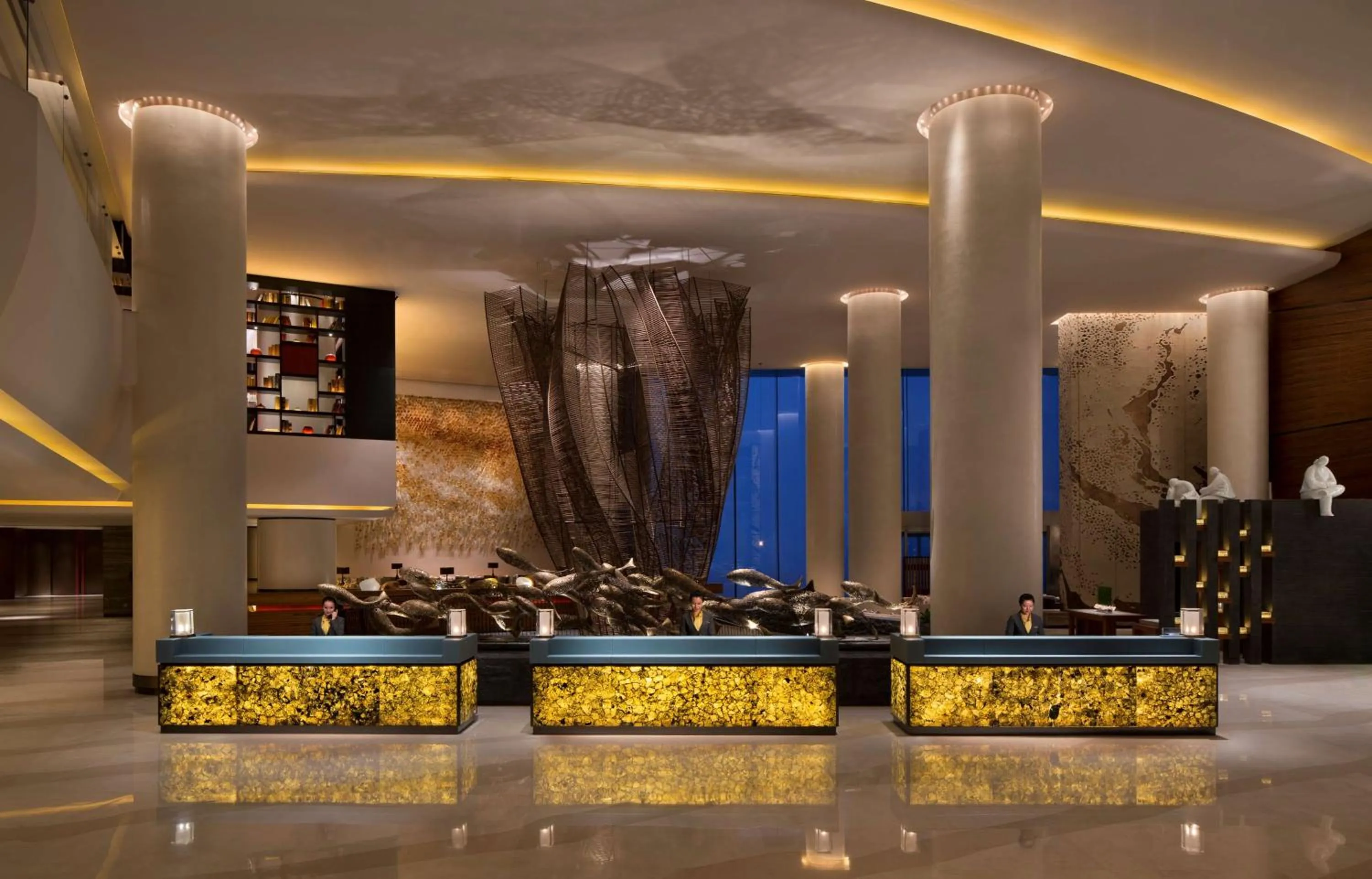 Lobby or reception in Grand Hyatt Dalian