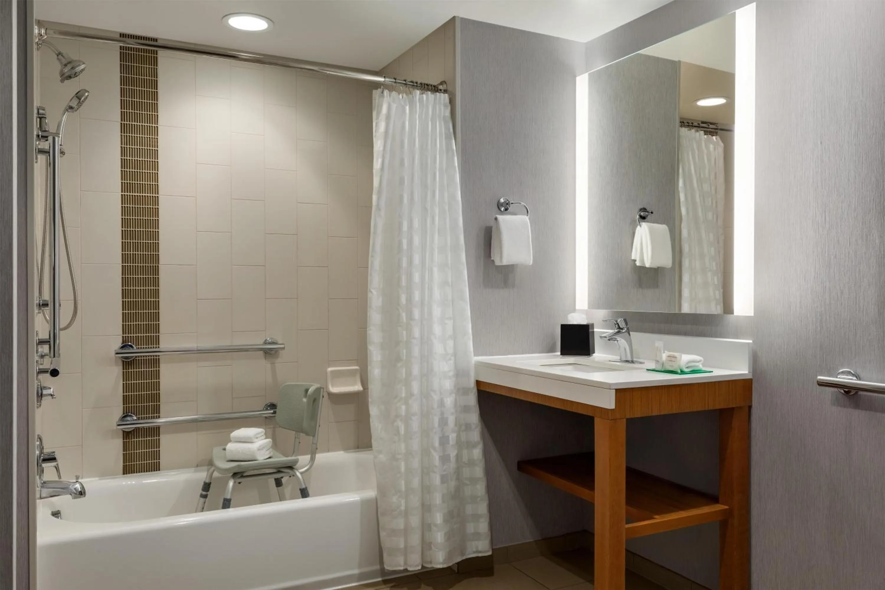 Bathroom in Hyatt Place Bloomington Indiana
