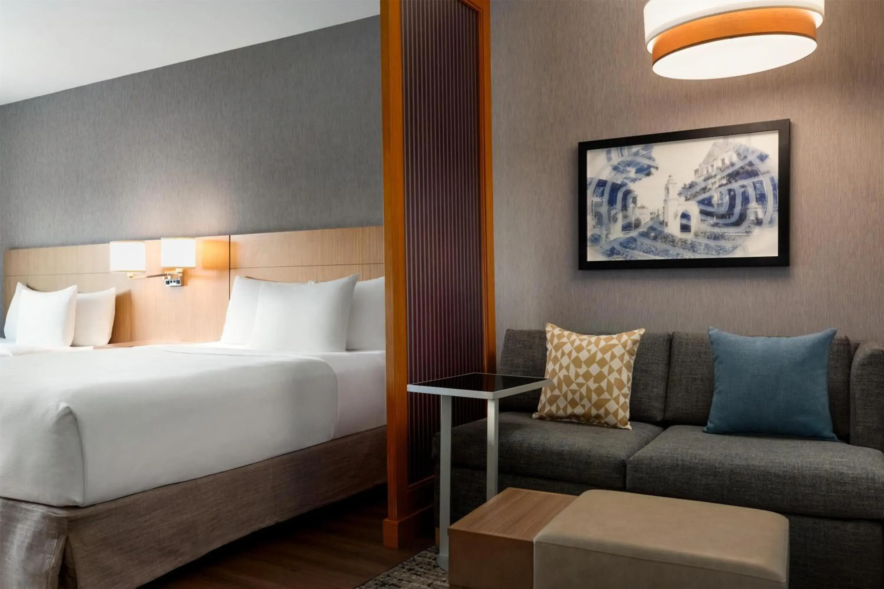 Queen Room with Two Queen Beds, Sofa Bed and Accessible Tub in Hyatt Place Bloomington Indiana Queen Room with Two Queen Beds, Sofa Bed and Accessible Tub in Hyatt Place Bloomington Indiana