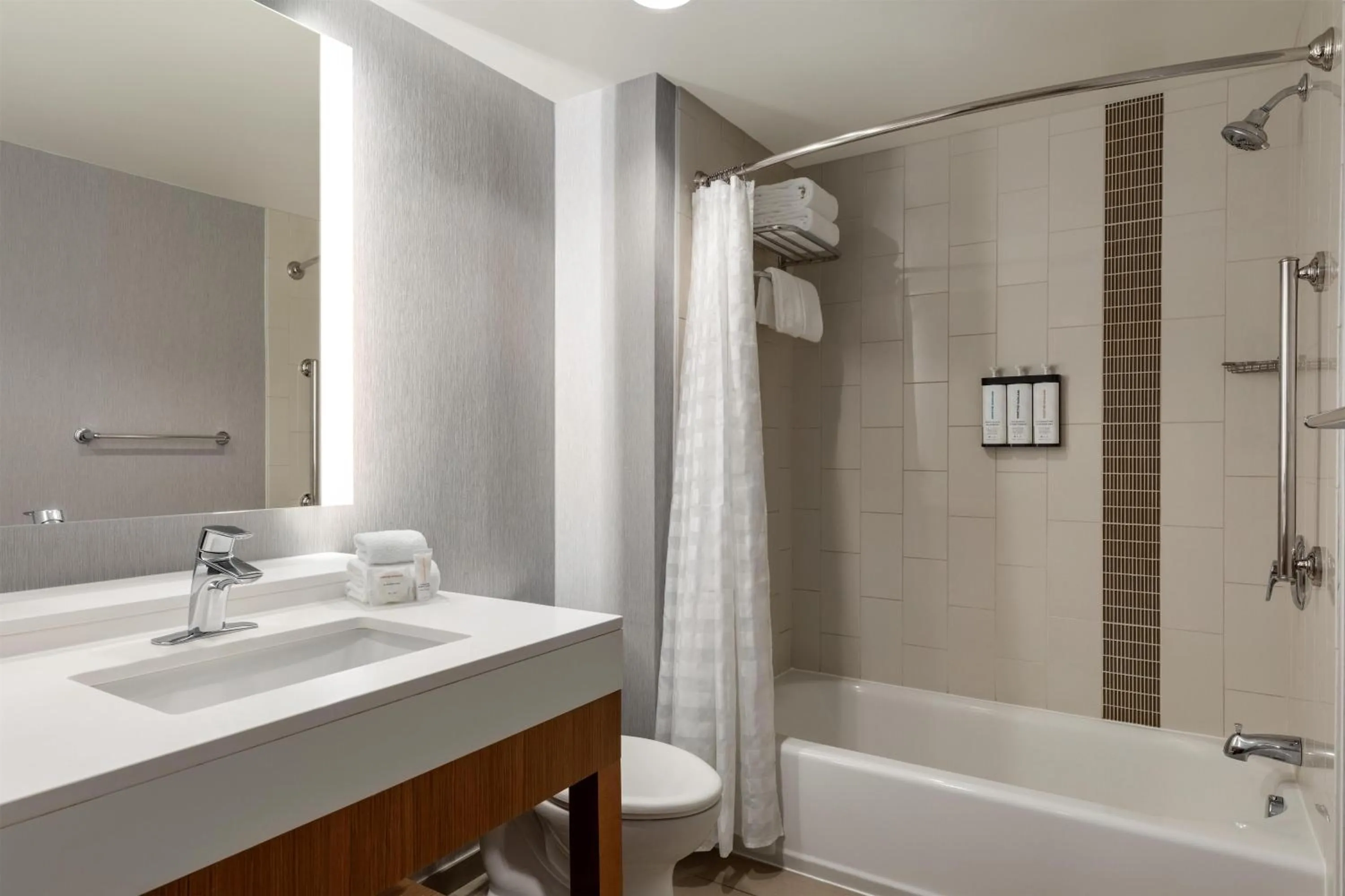 Bathroom in Hyatt Place Bloomington Indiana