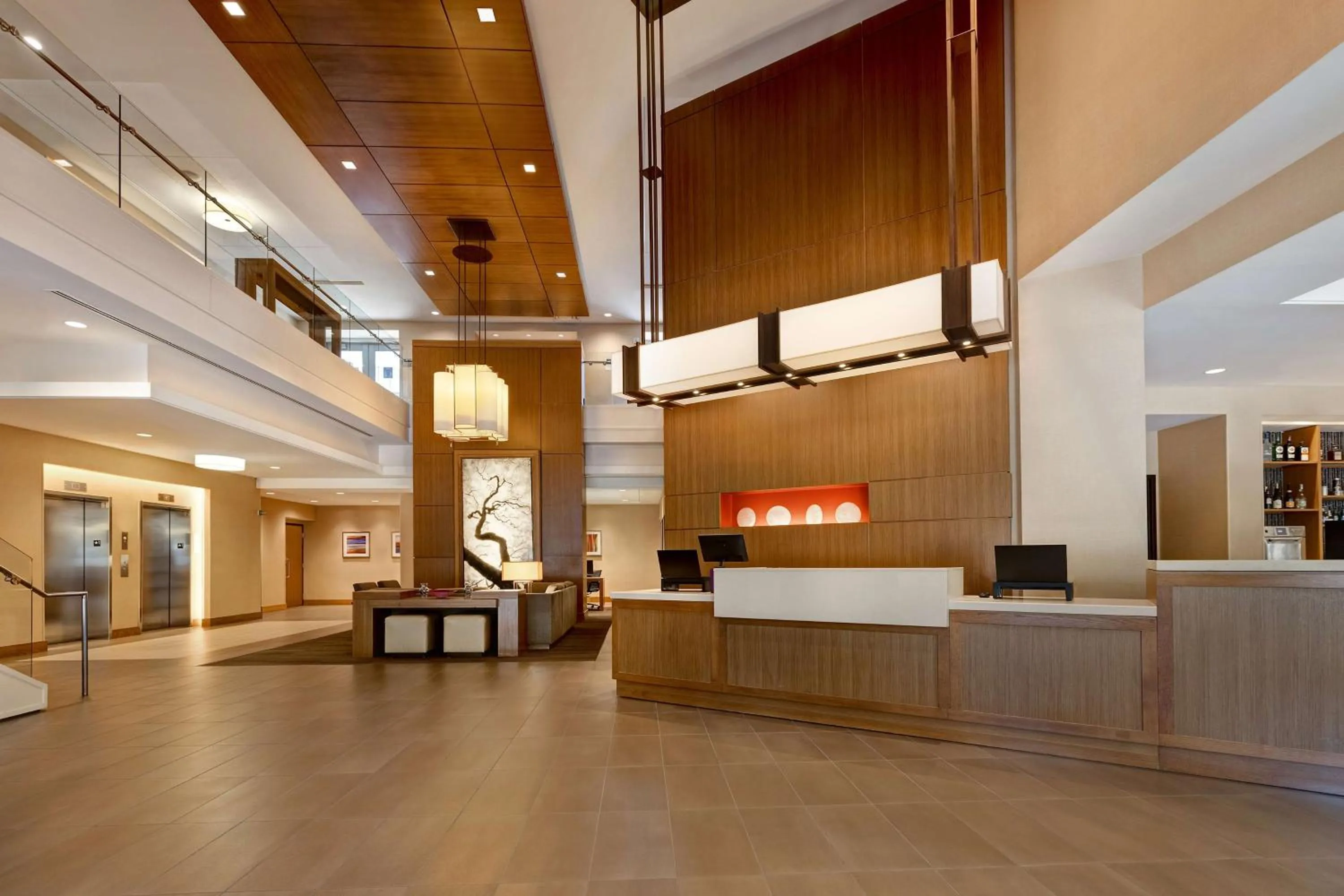 Lobby or reception in Hyatt Place Bloomington / Normal