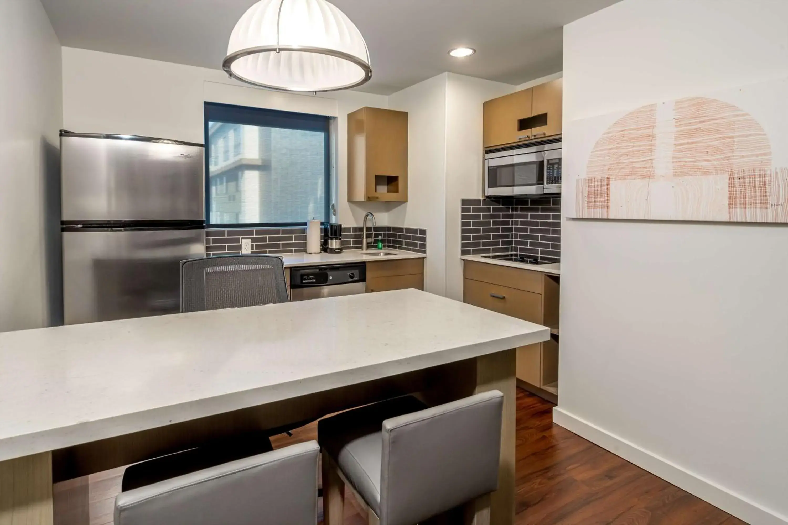 One-Bedroom King Suite with Kitchen in Hyatt House Salt Lake City Downtown One-Bedroom King Suite with Kitchen in Hyatt House Salt Lake City Downtown