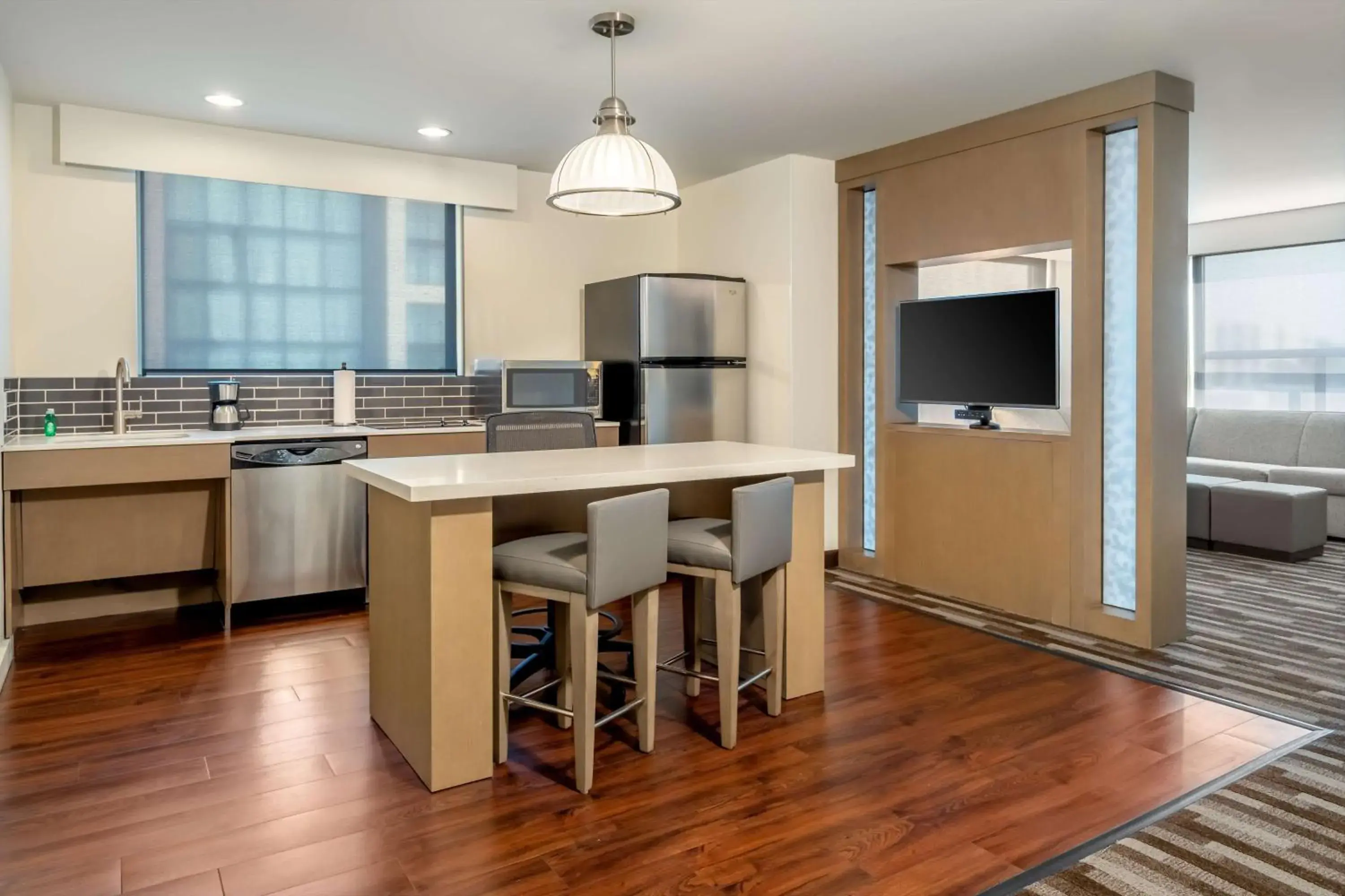 Photo of the whole room in Hyatt House Salt Lake City Downtown Photo of the whole room in Hyatt House Salt Lake City Downtown