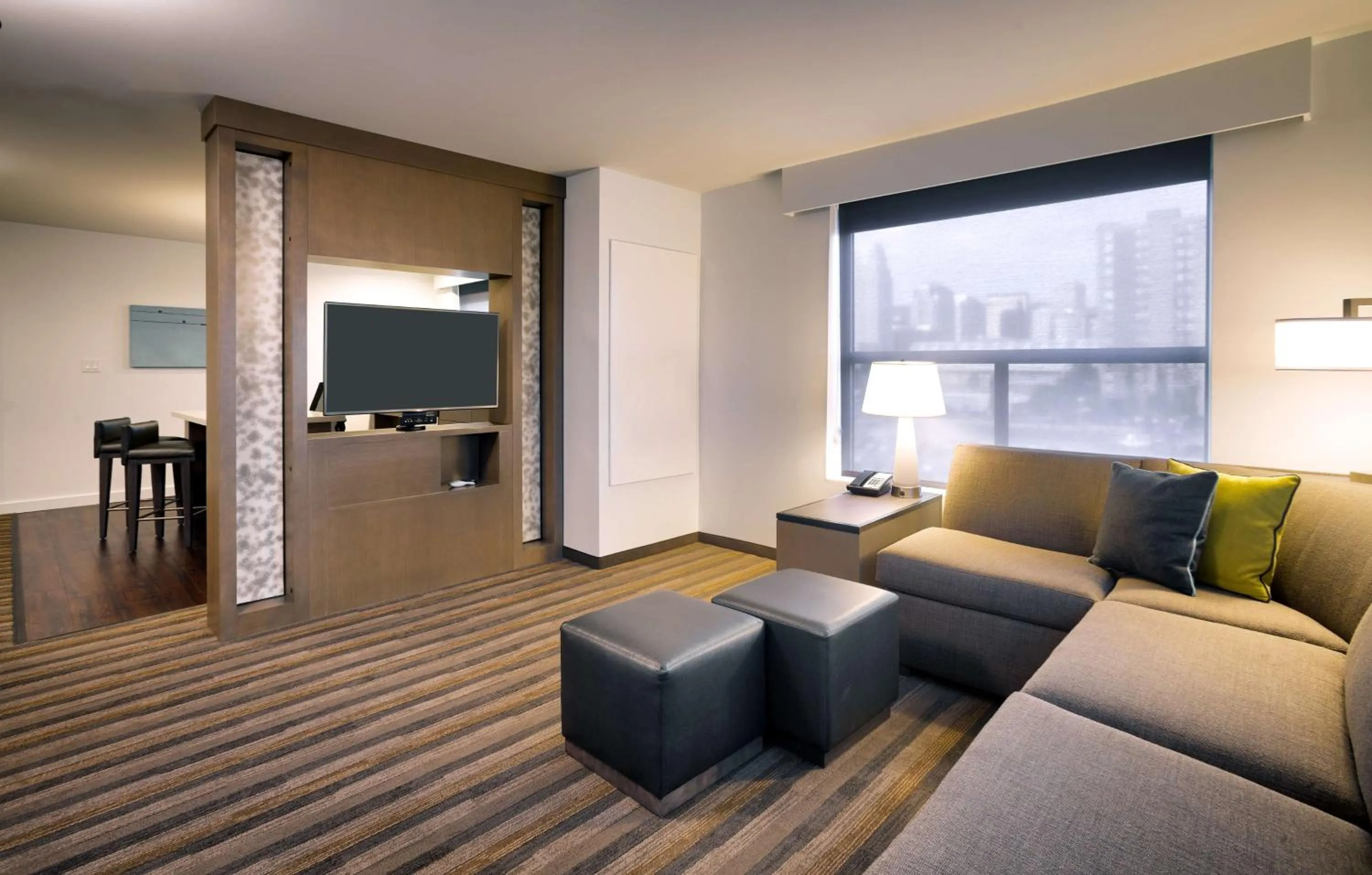 Photo of the whole room in Hyatt House Salt Lake City Downtown