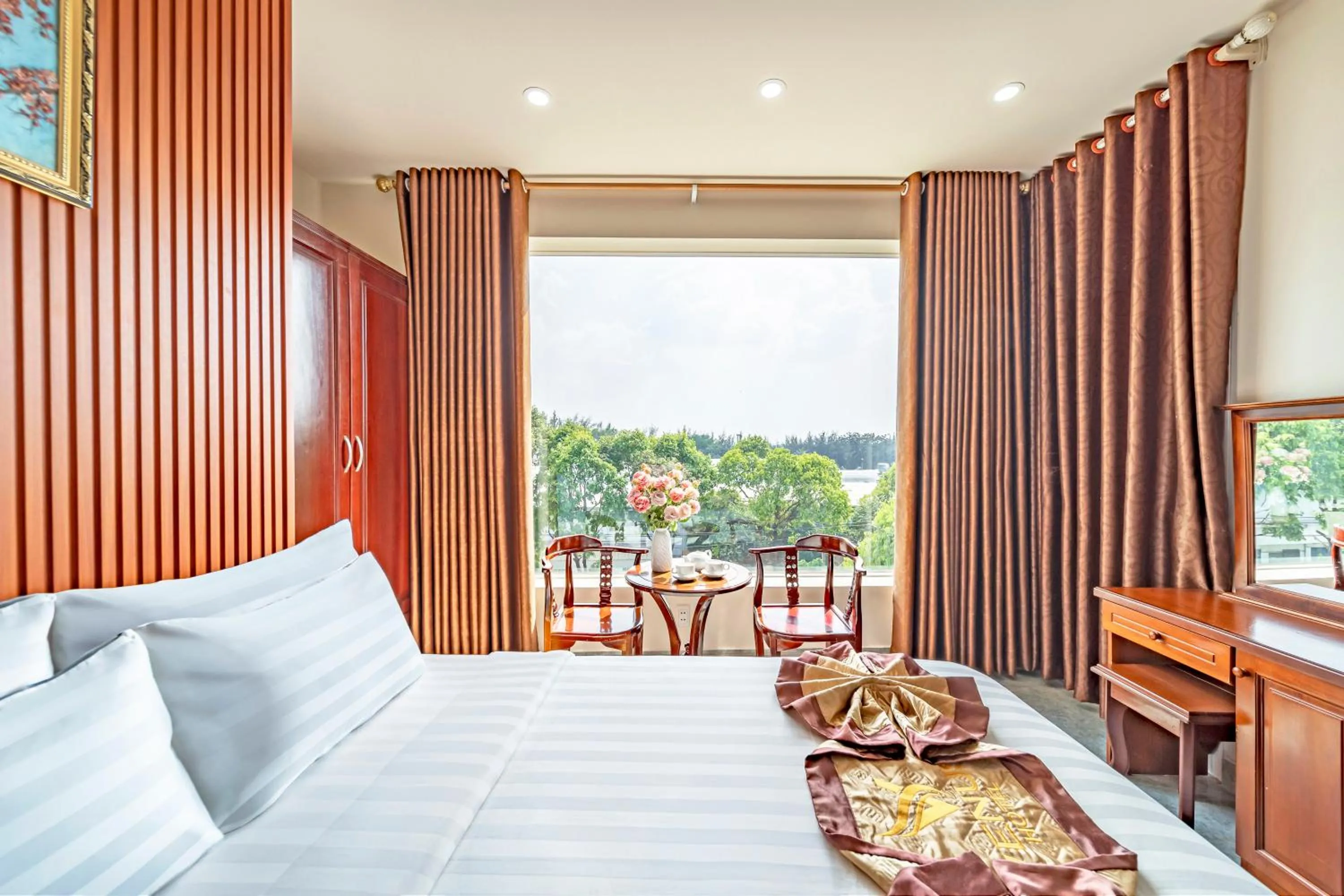 View (from property/room), Bed in Venus Hotel