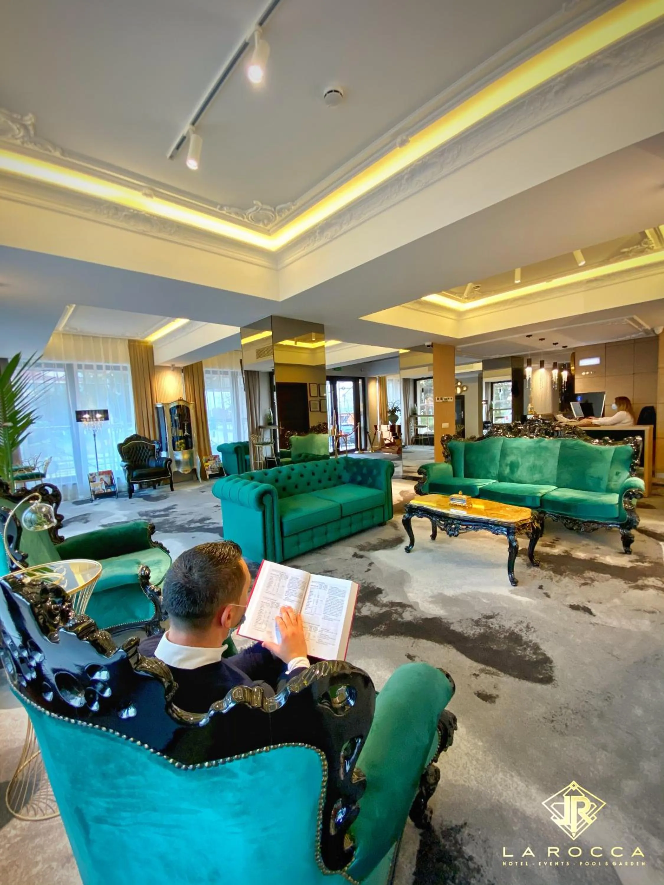 Lobby or reception in La Rocca Boutique Hotel