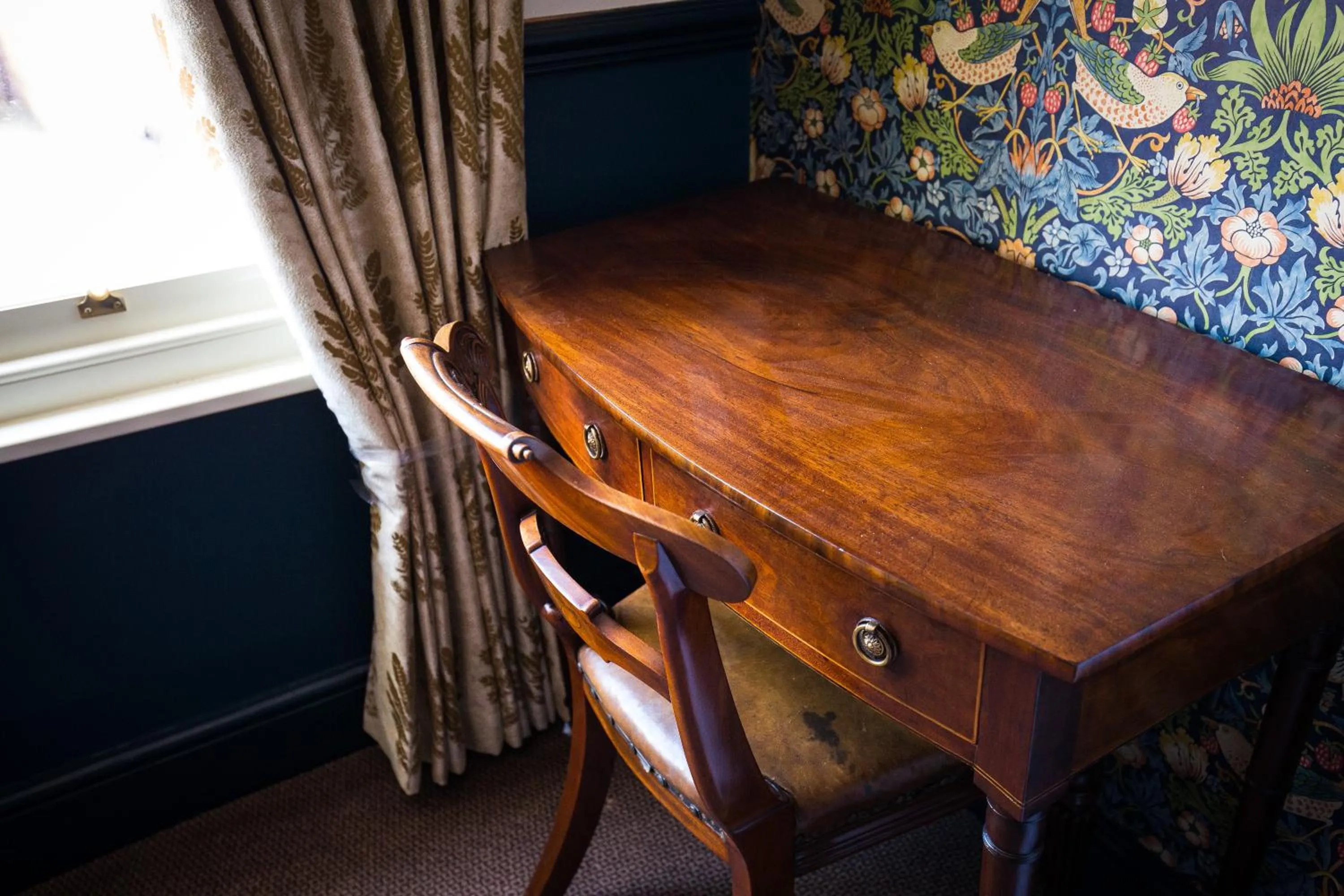 Decorative detail in The Cardinals Hat