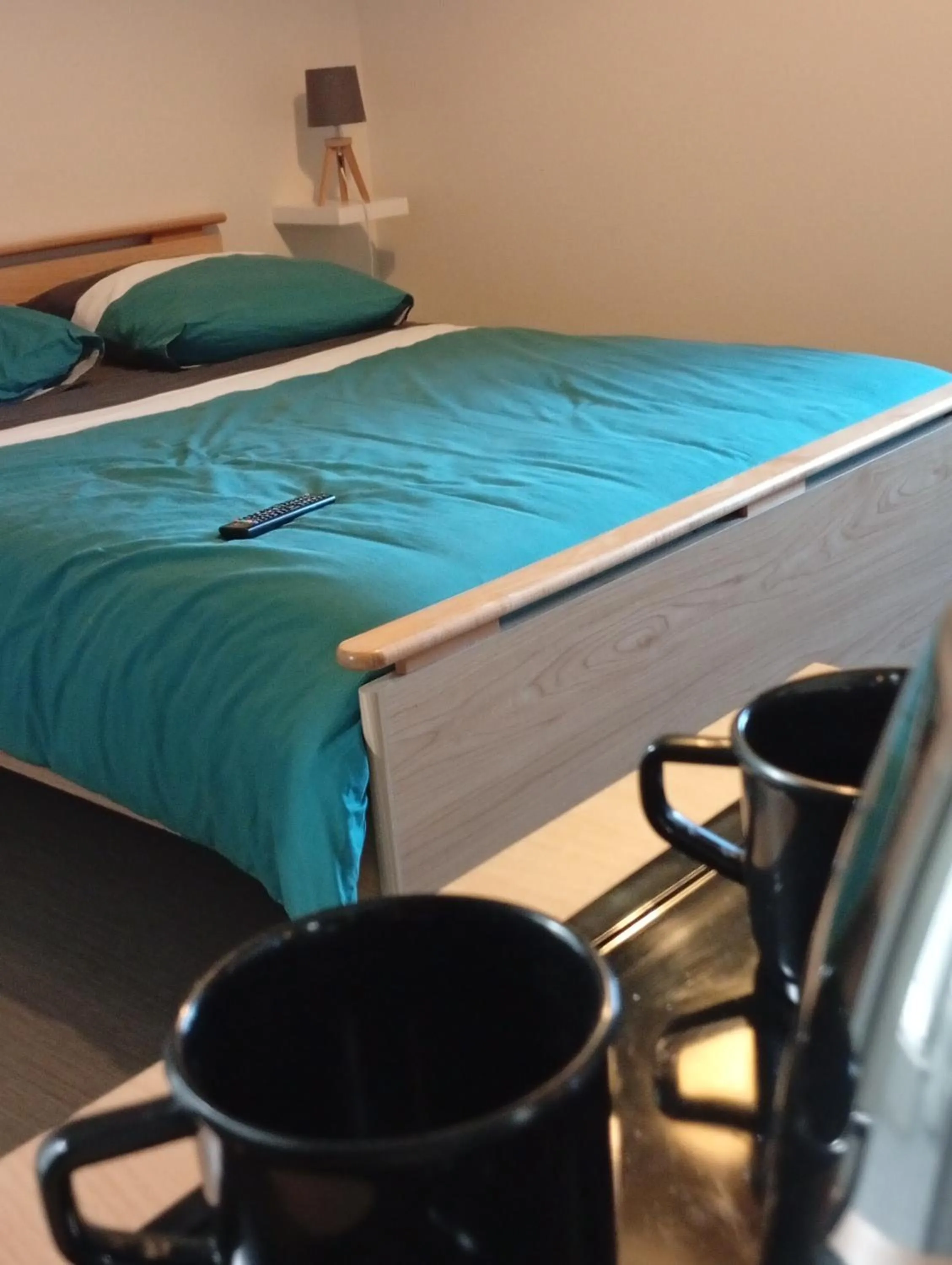 Bed in Hôtel de l'abbaye