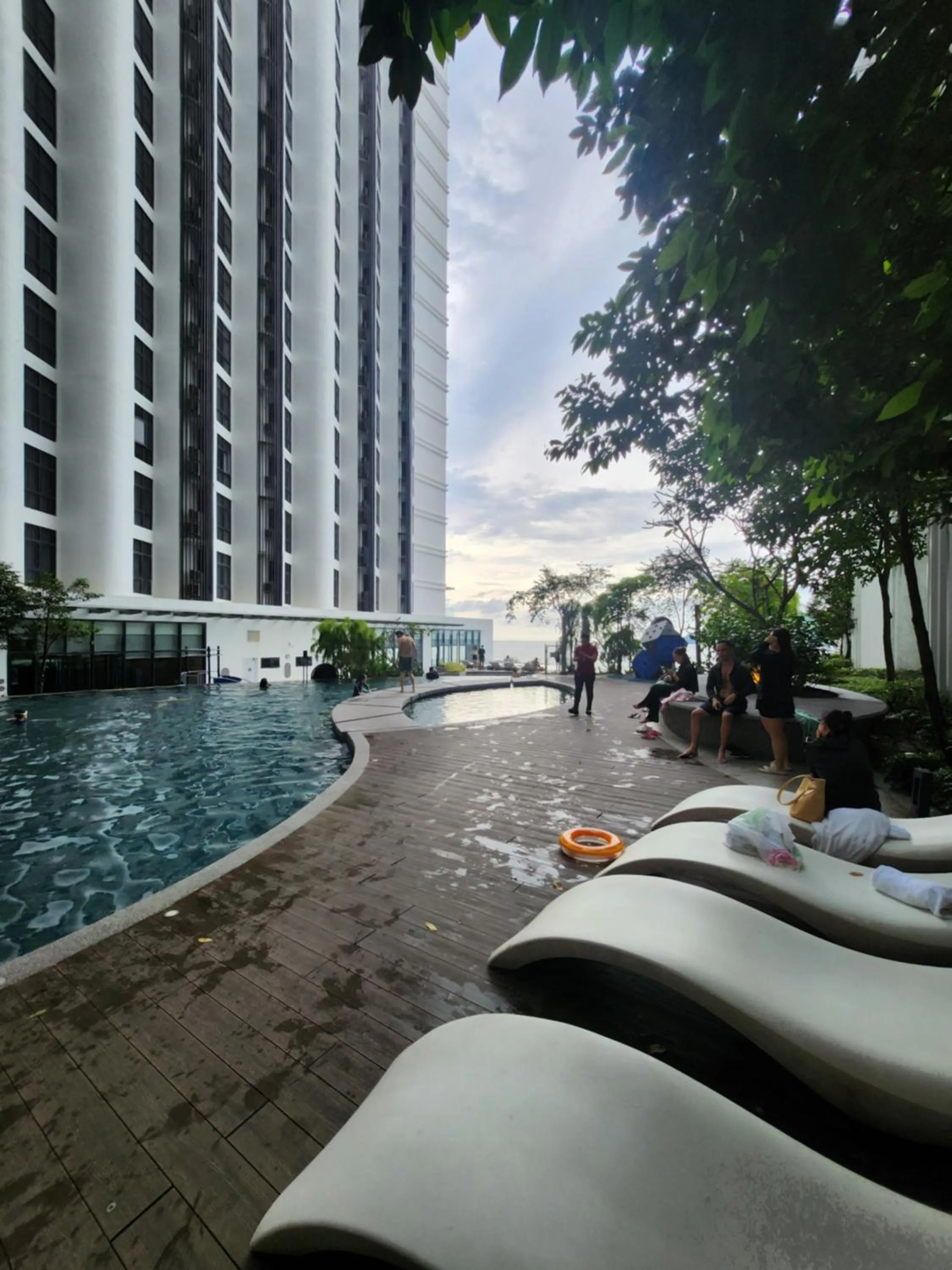 Swimming pool in The Shore Kota Kinabalu